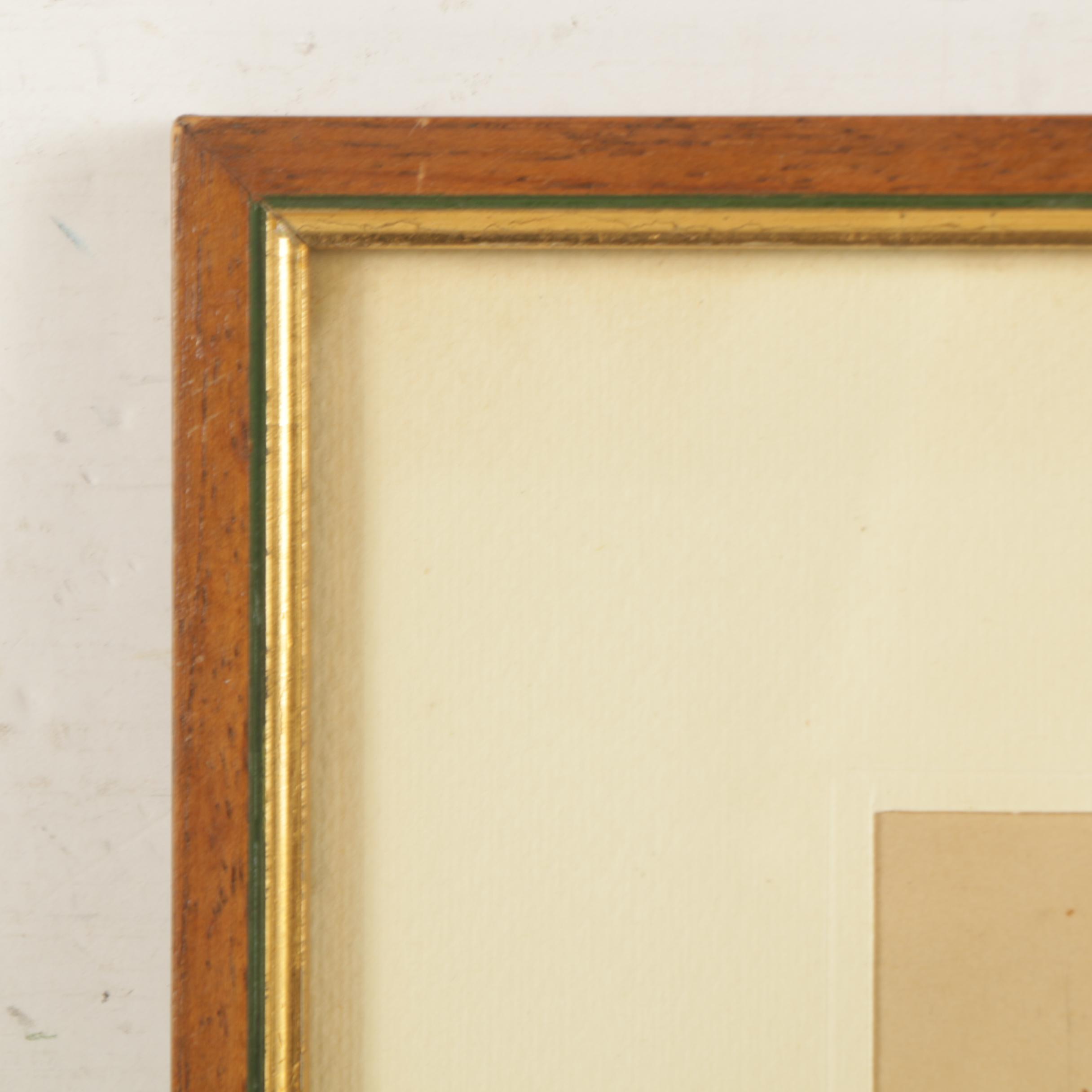 Hand Colored Etchings with Aquatint Featuring "Giocatori di Carte"