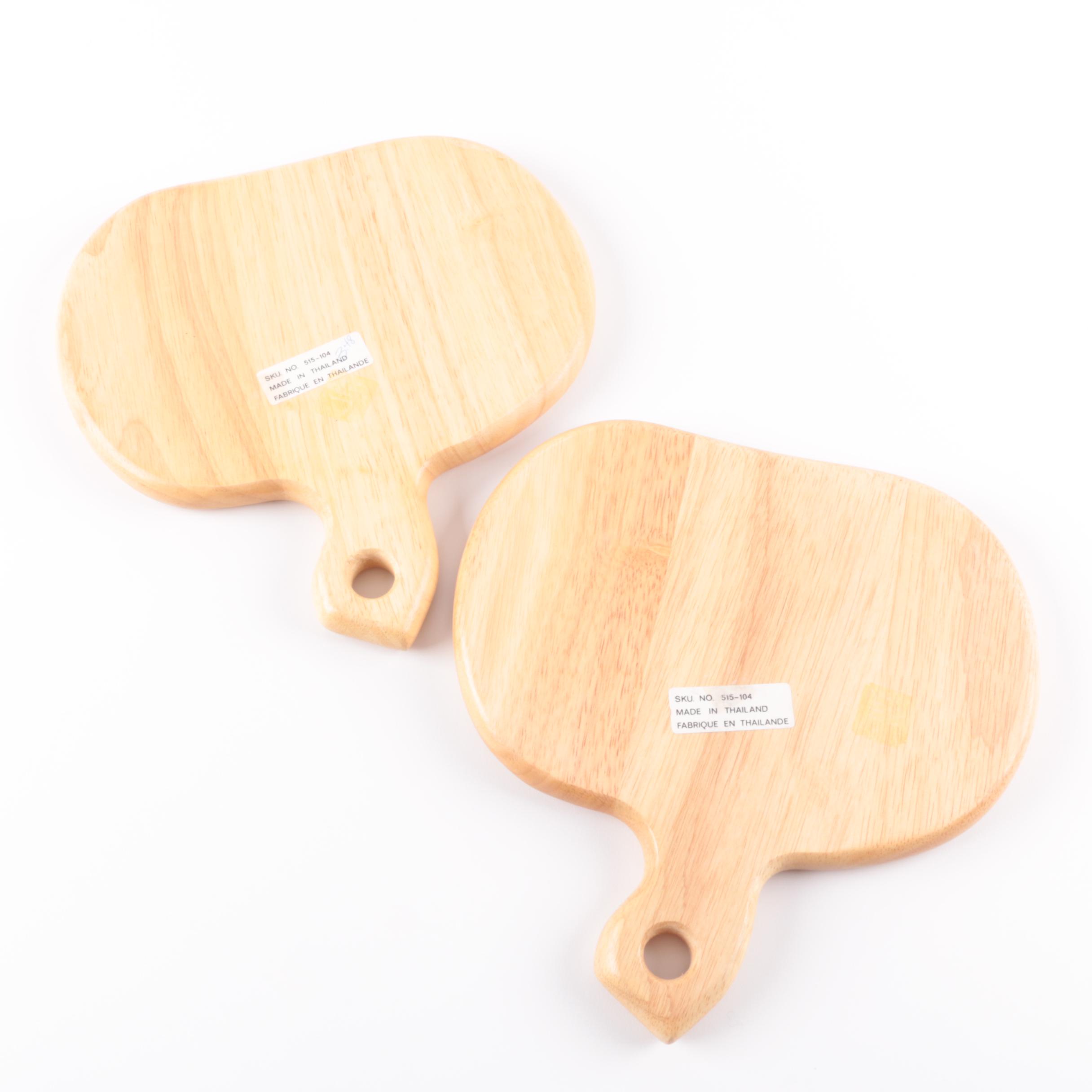 Wooden Platter with a Bowl and Cheese Boards