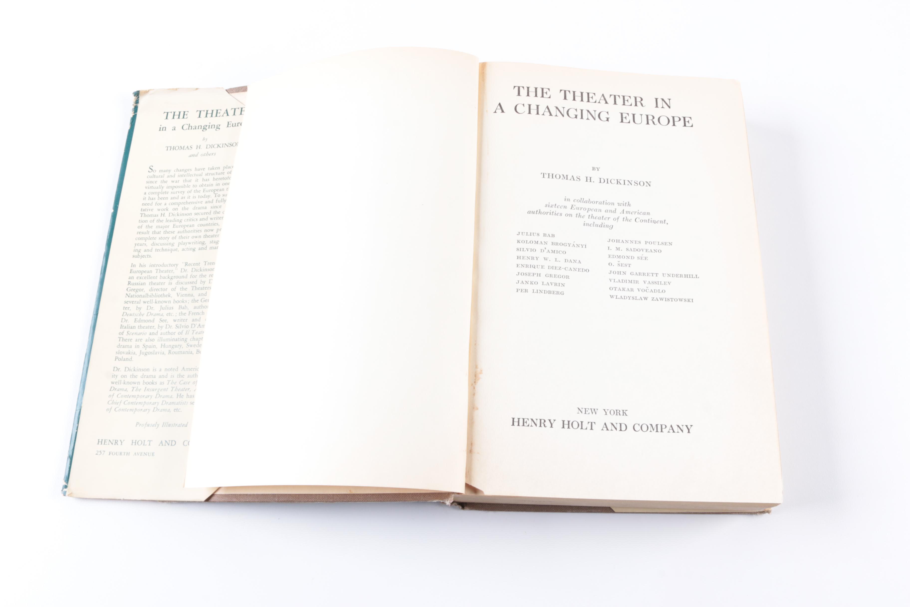 Books on Dance and Theatre