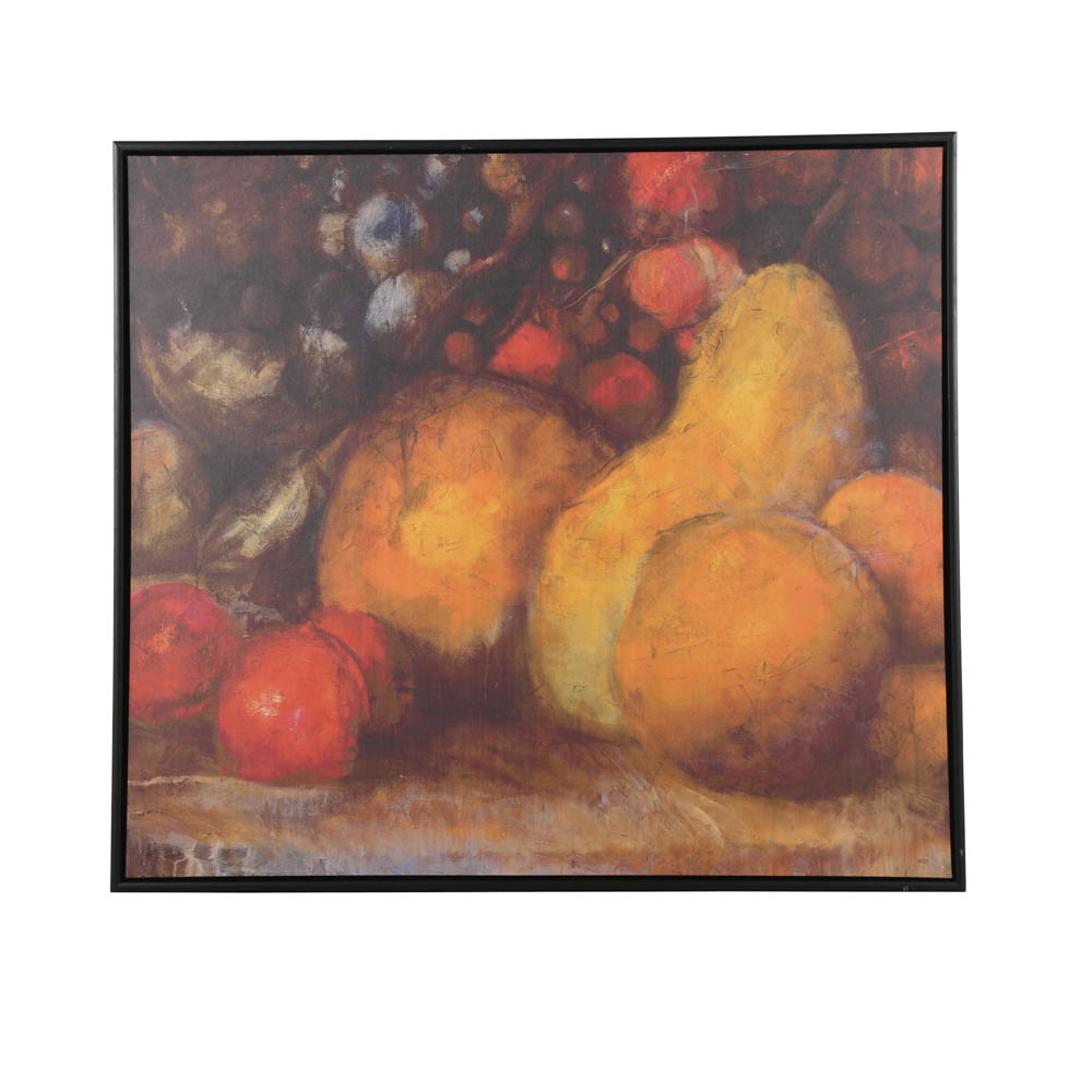 Sylvia Angeli Limited Edition Reproduction Print on Canvas "Decadence III"