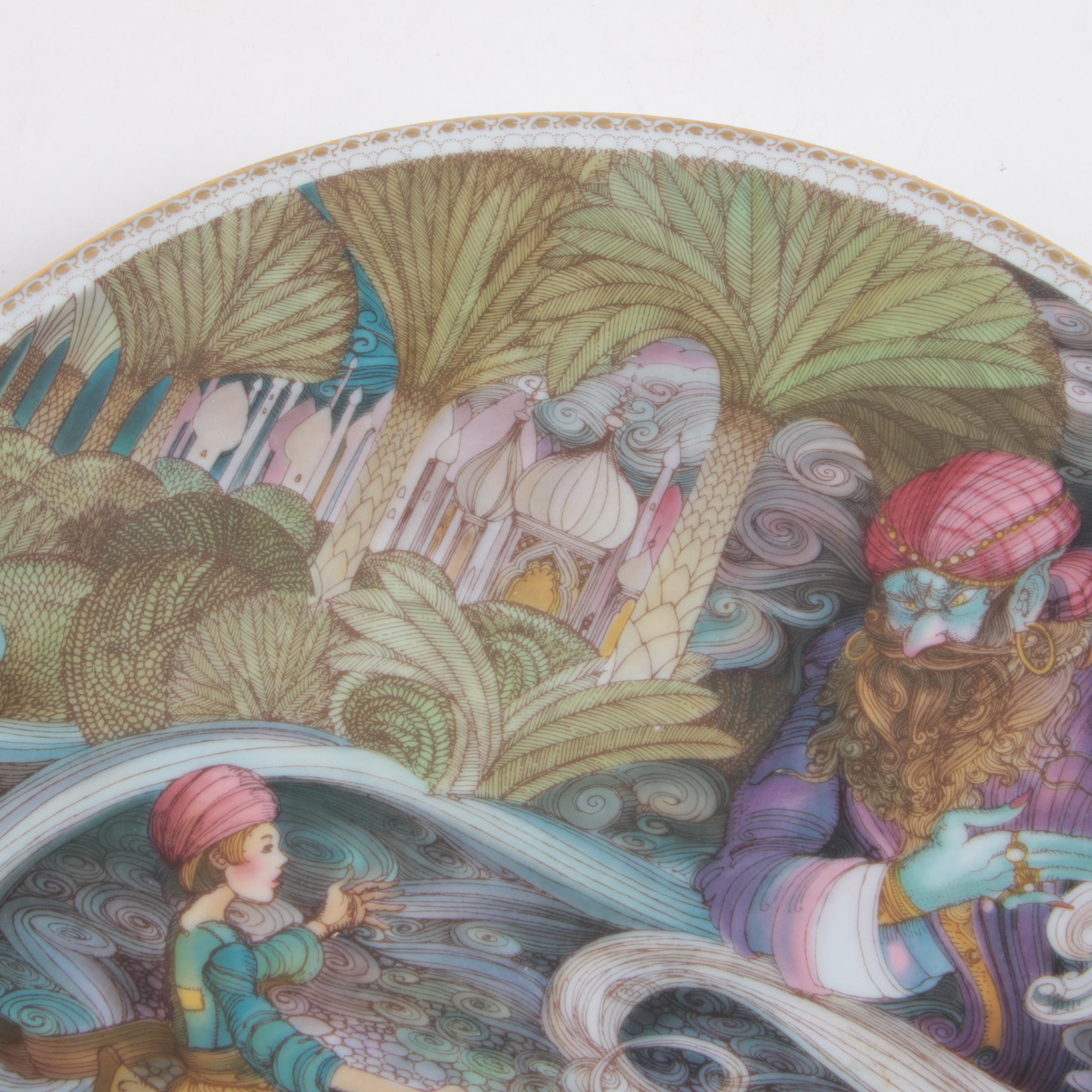 Liliane Tellier for Haviland "1001 Arabian Nights" Limoges Porcelain Plates