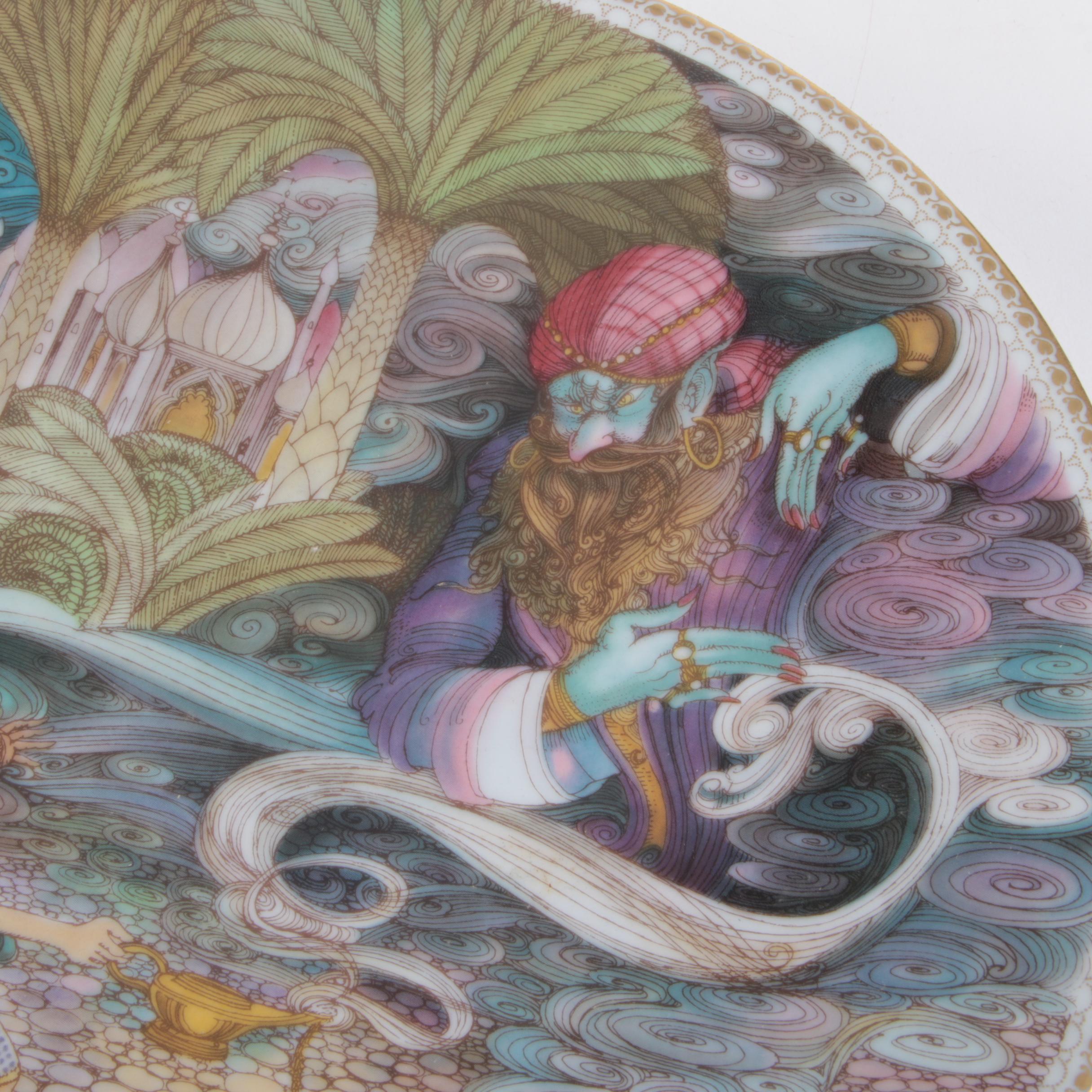 Liliane Tellier for Haviland "1001 Arabian Nights" Limoges Porcelain Plates