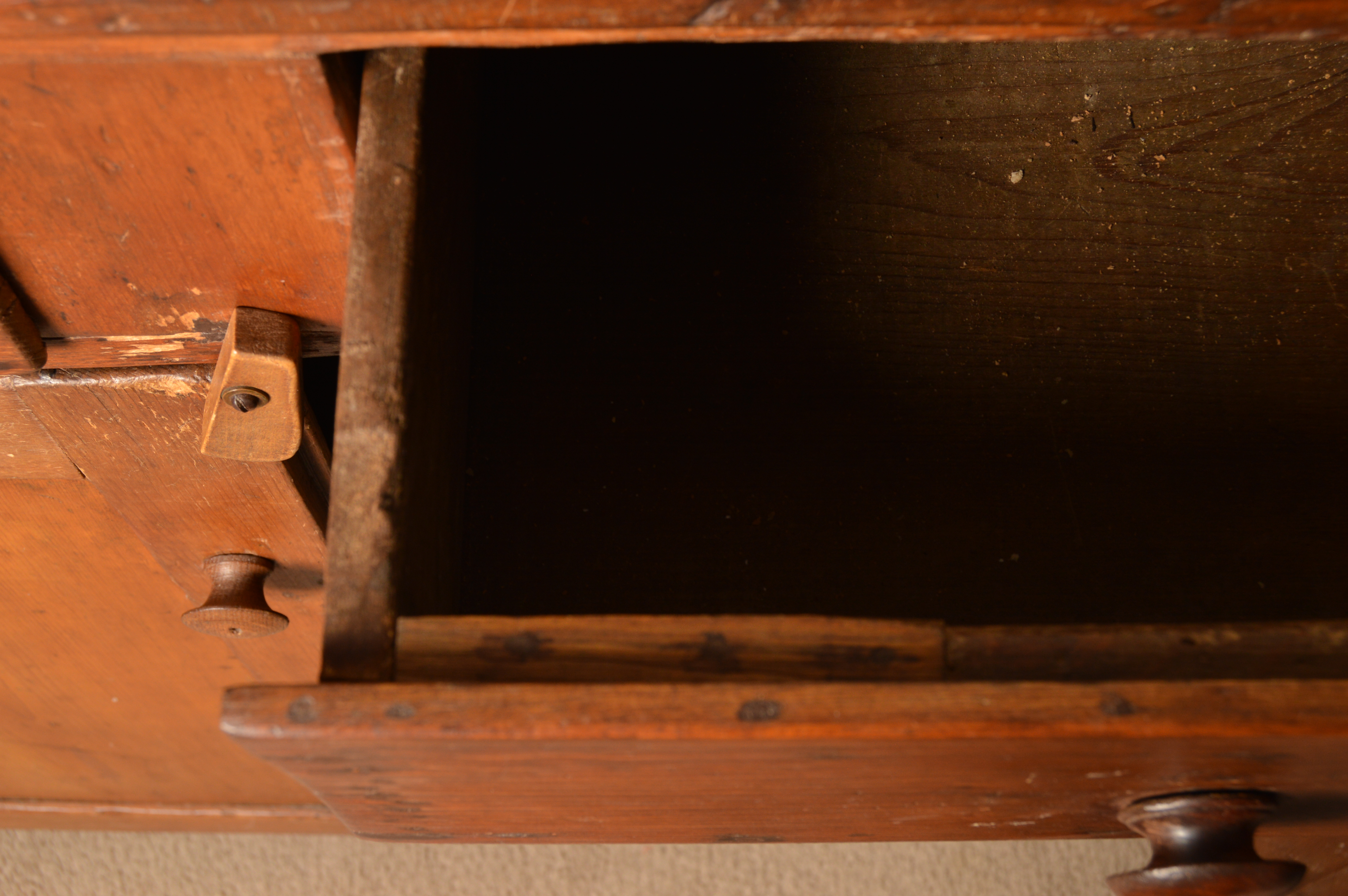 Antique Pine Jelly Cupboard