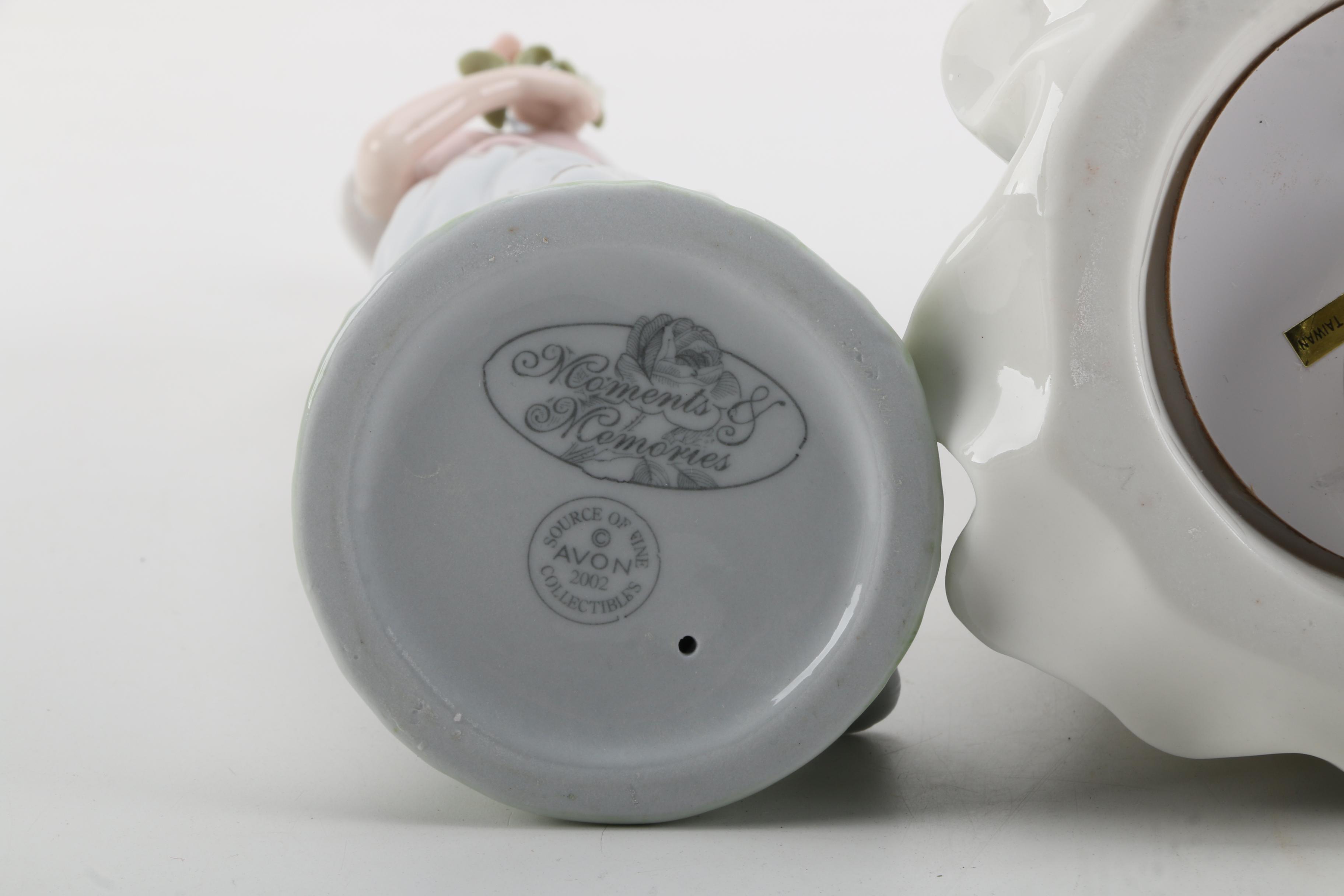 Porcelain Figurines of Men, Women, and Children