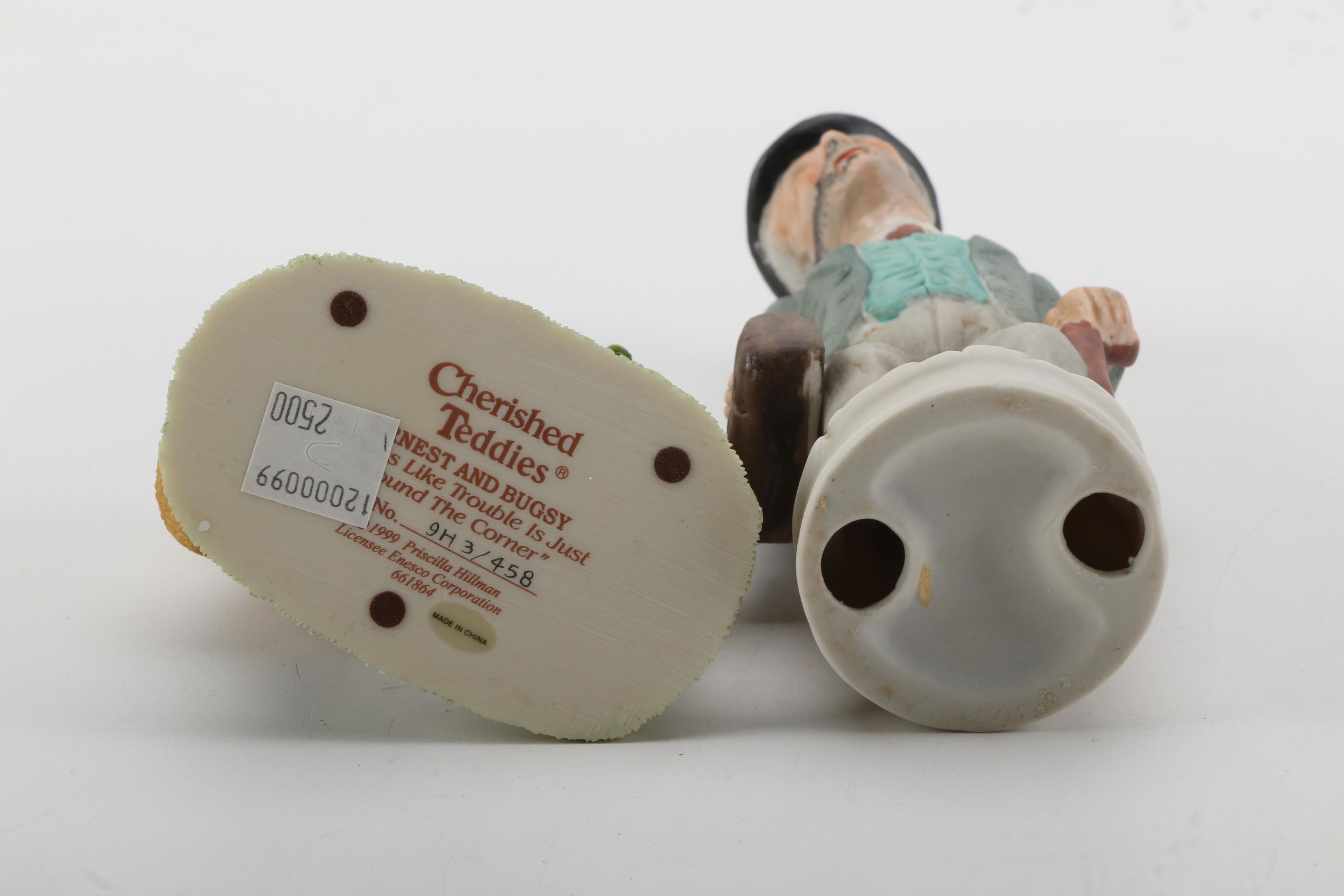 Porcelain Figurines of Men, Women, and Children