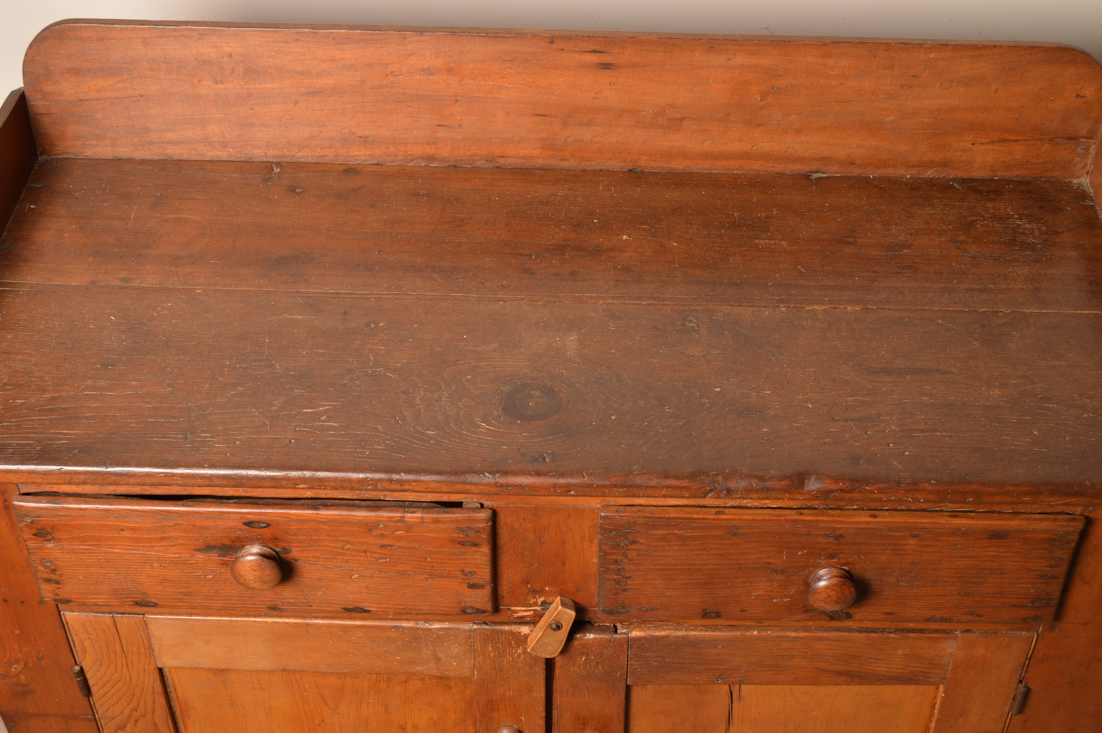 Antique Pine Jelly Cupboard
