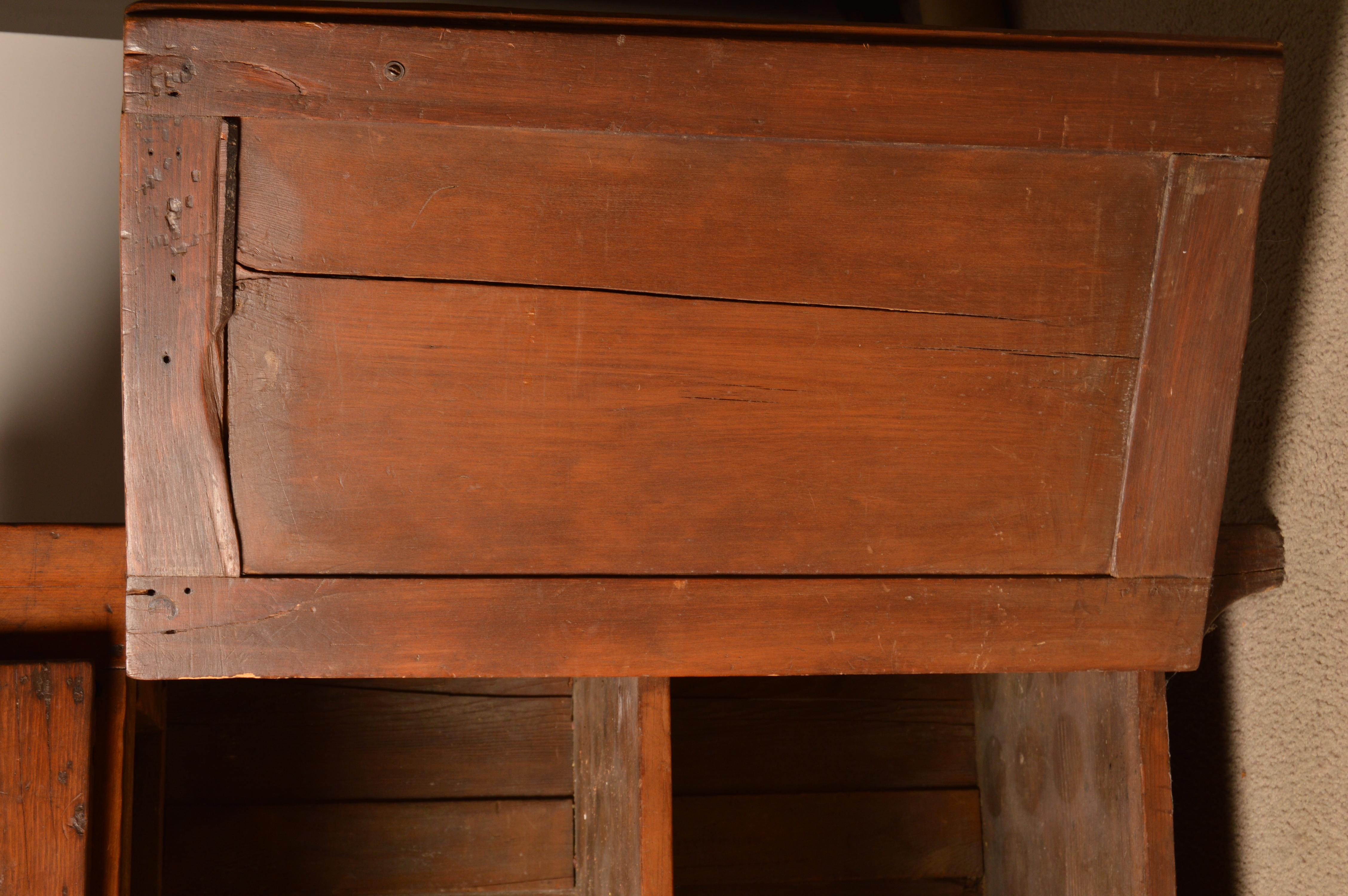 Antique Pine Jelly Cupboard