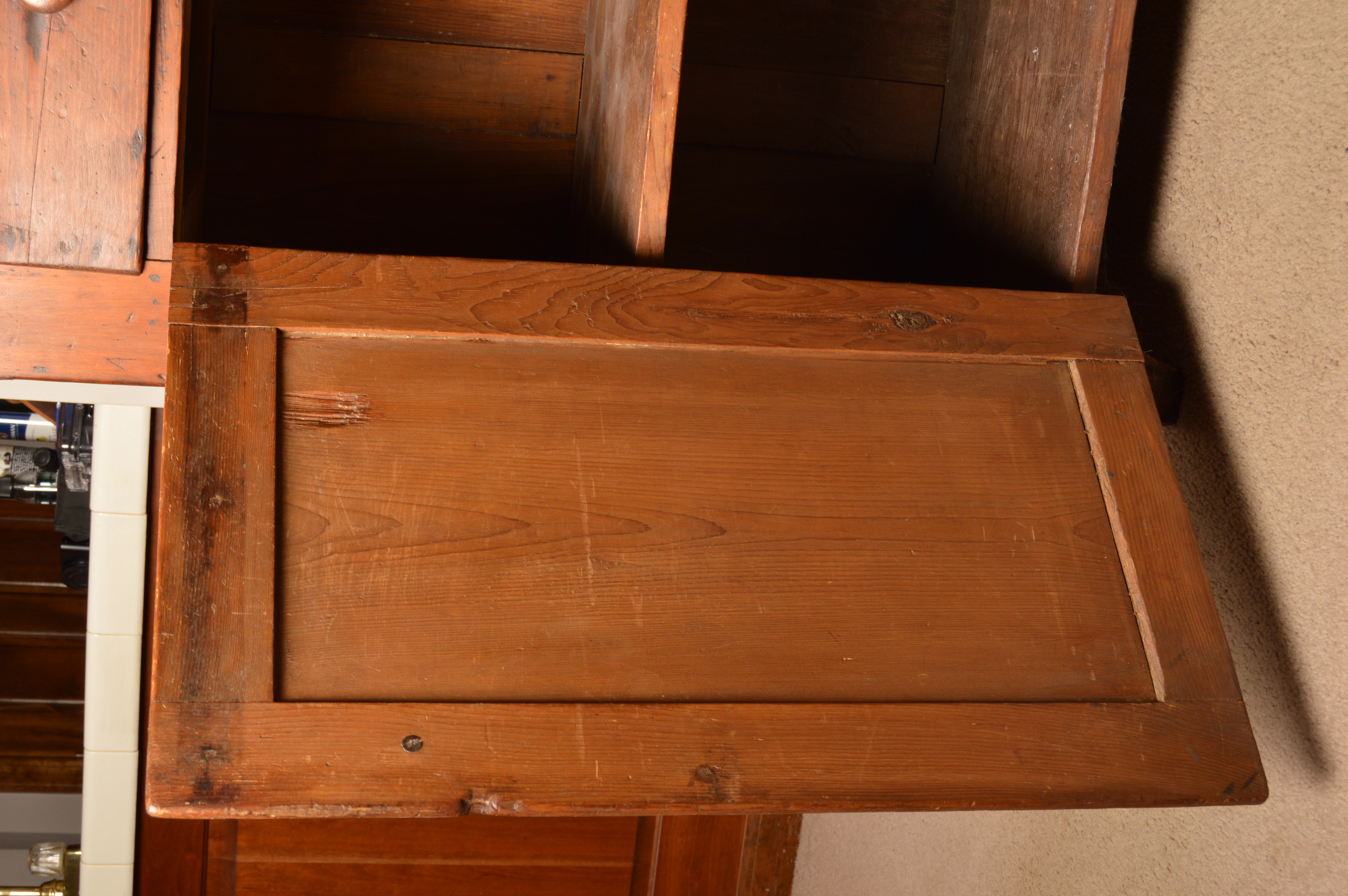 Antique Pine Jelly Cupboard
