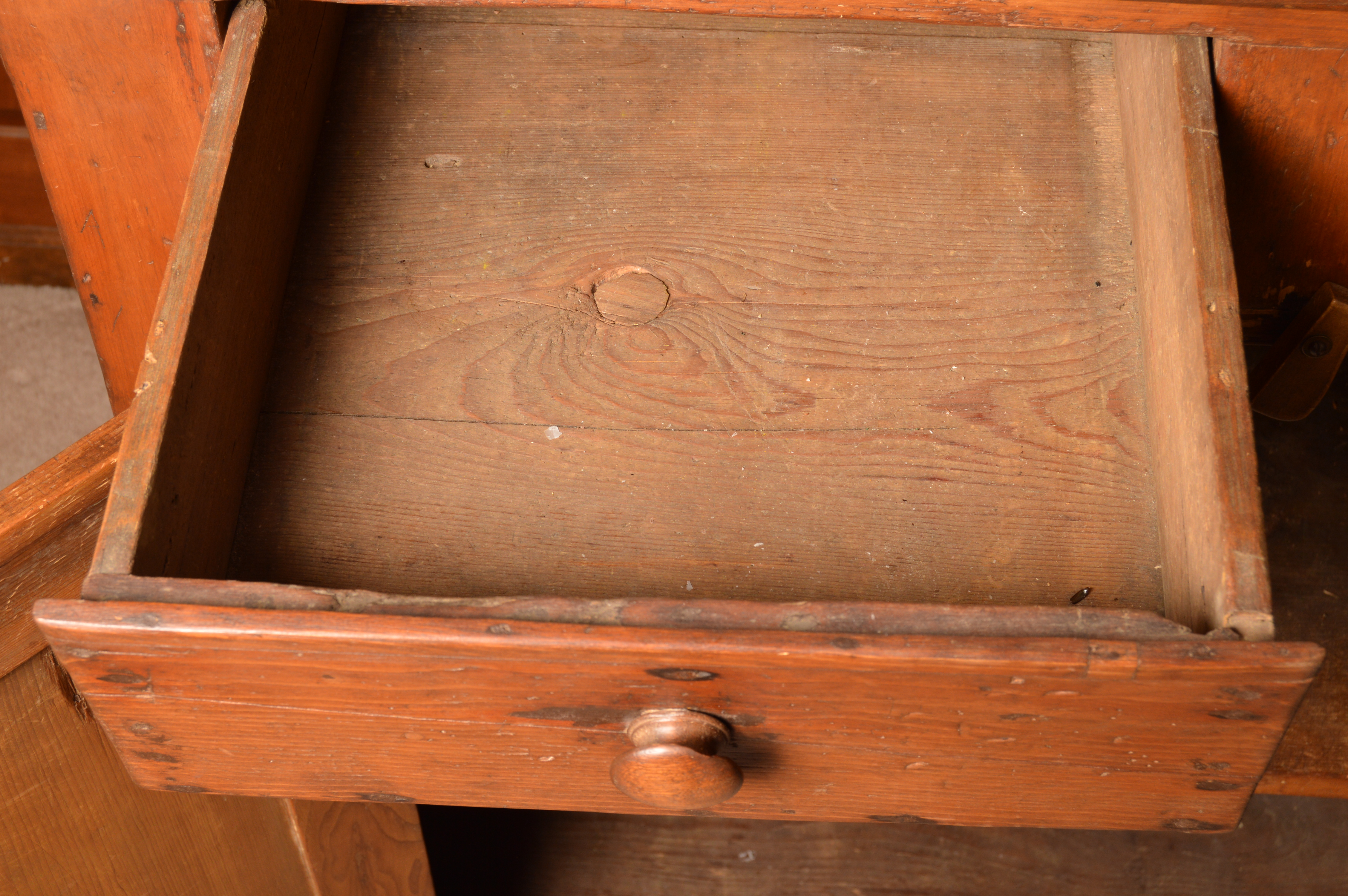 Antique Pine Jelly Cupboard
