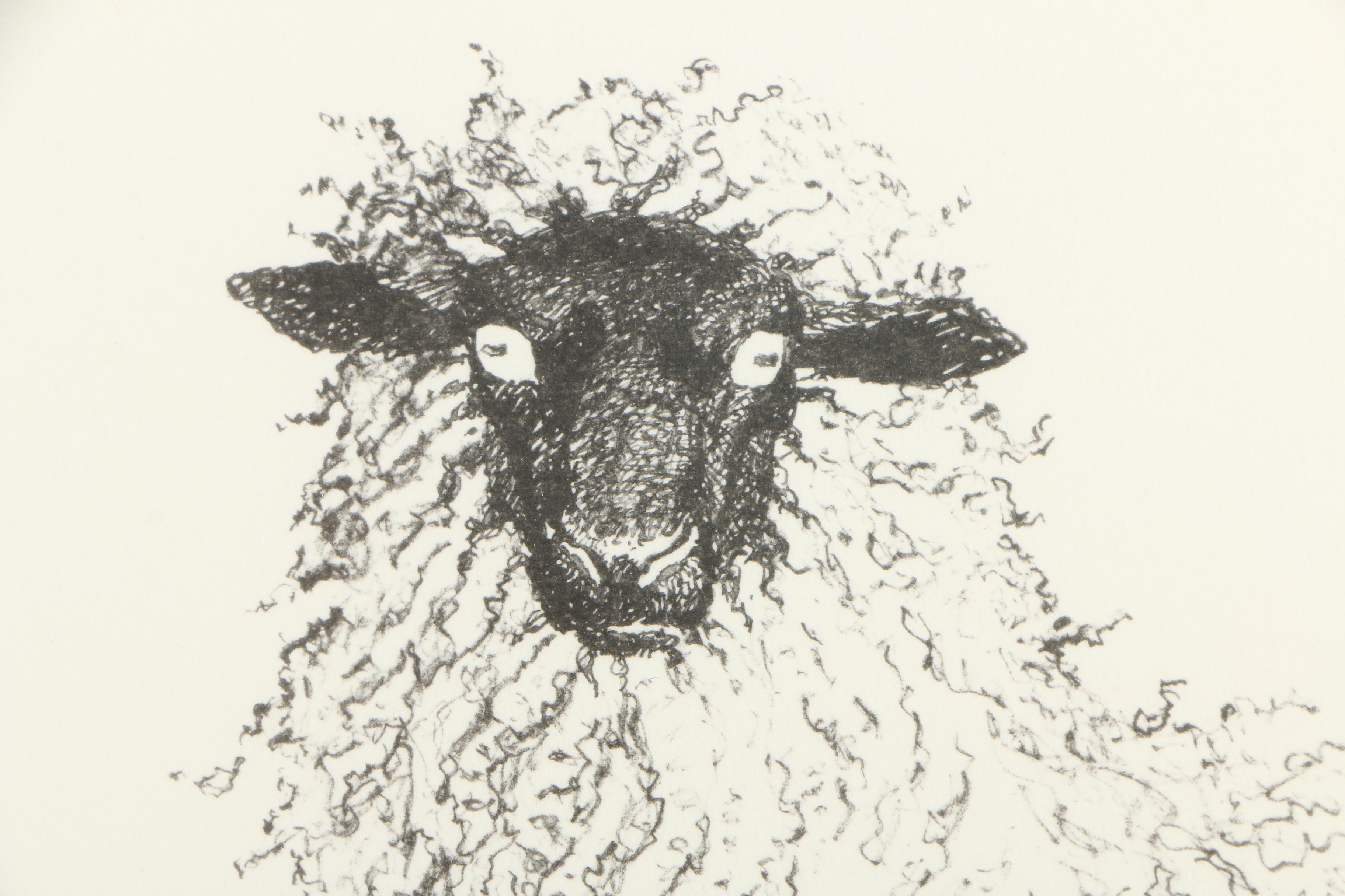 Jamie Wyeth Lithograph Print from "Portraits of Lady"