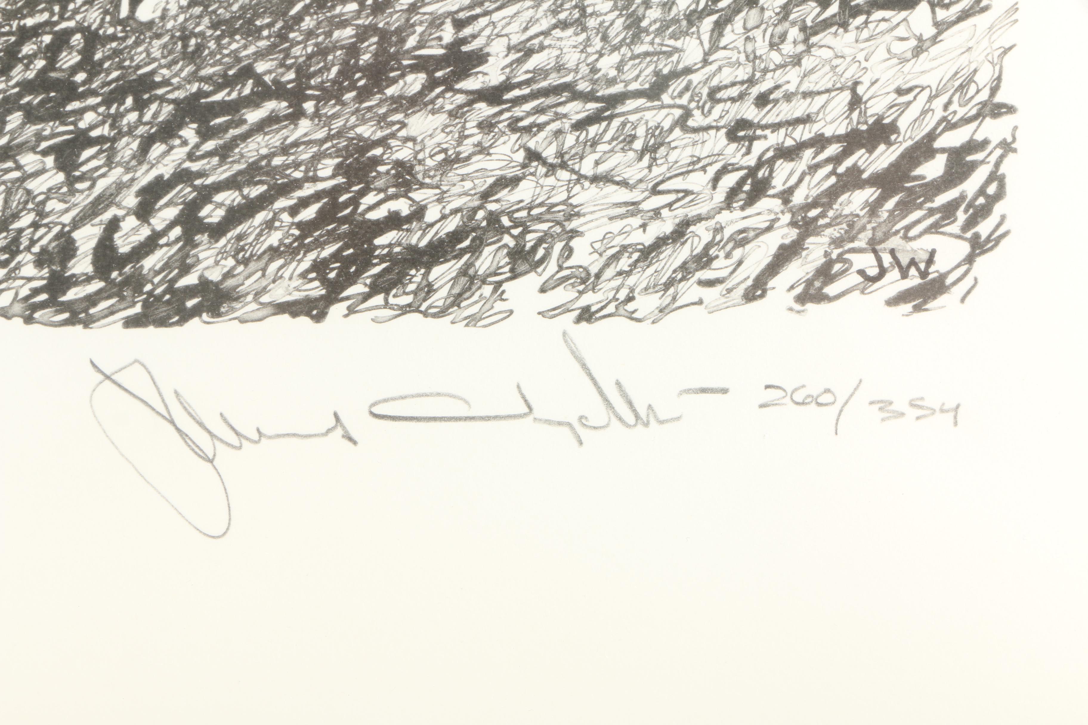 Jamie Wyeth Lithograph Print from "Portraits of Lady"