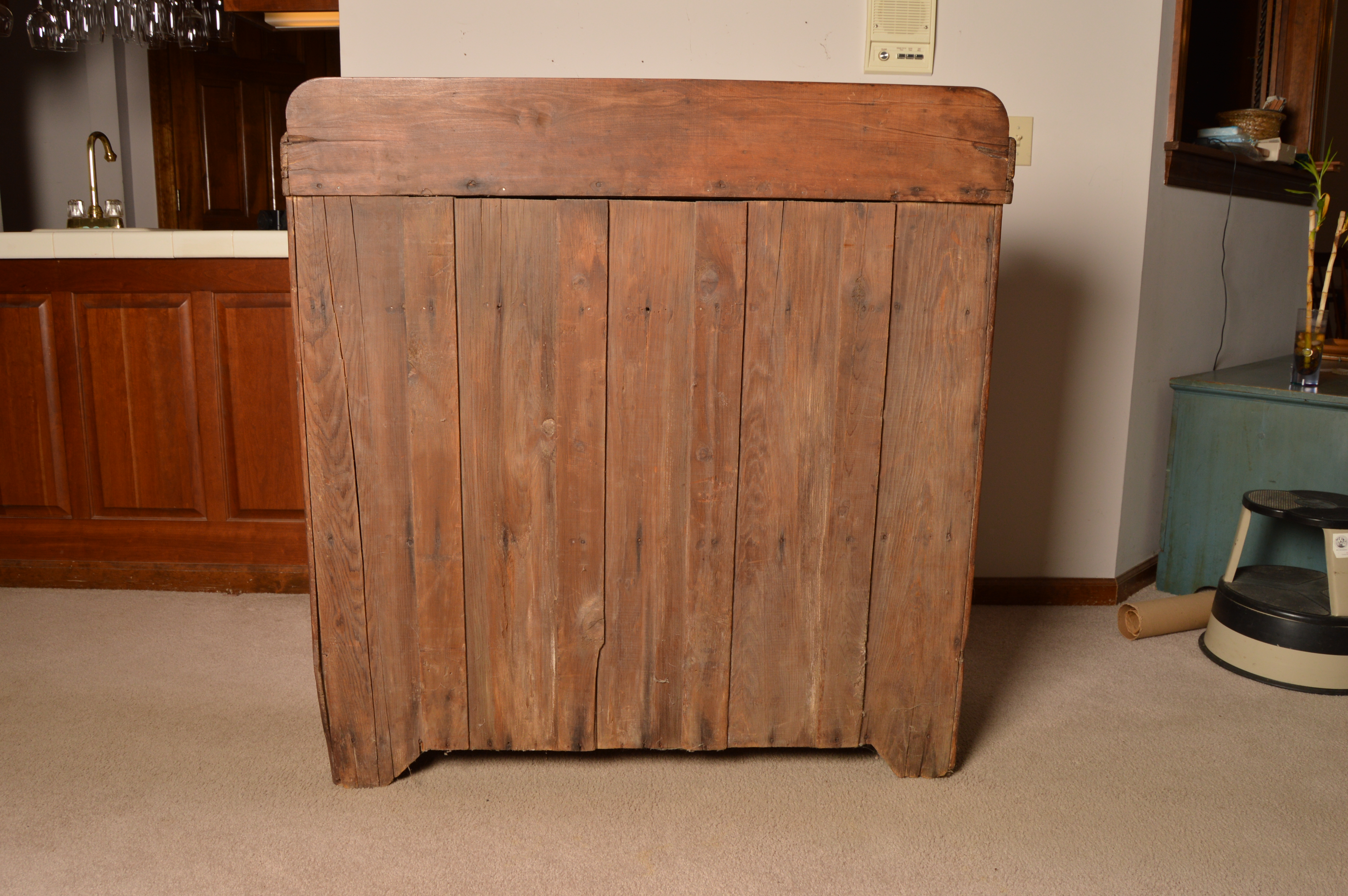 Antique Pine Jelly Cupboard