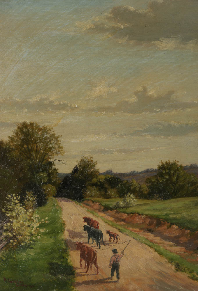 August Goeser Oil Painting