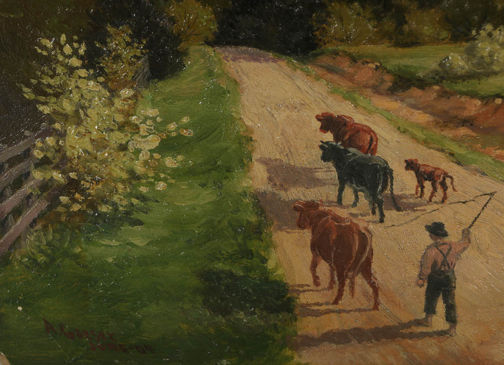 August Goeser Oil Painting