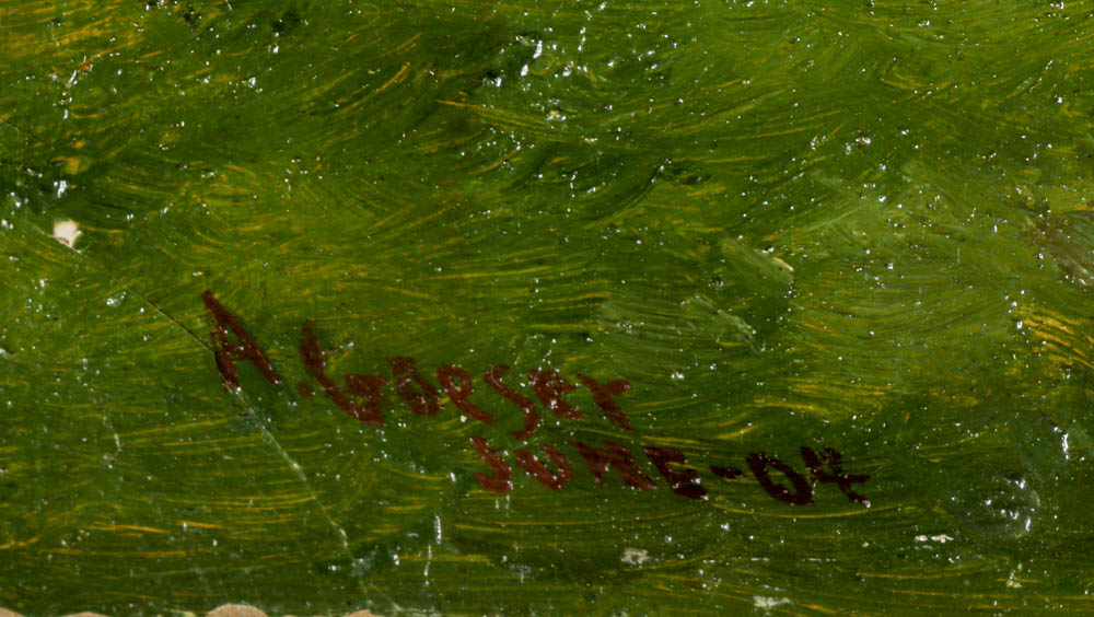 August Goeser Oil Painting