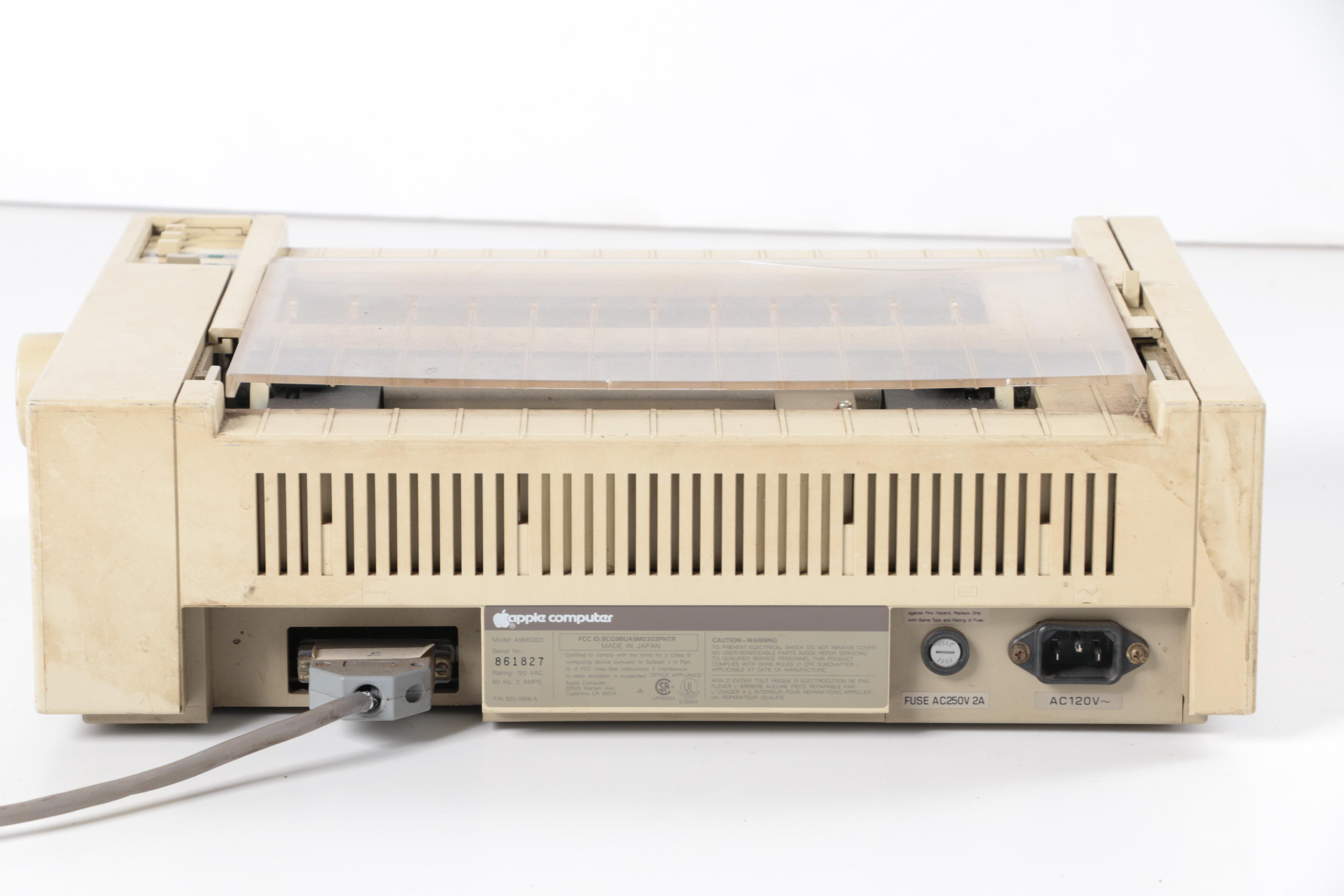 Vintage Apple IIe Computer with Accessories