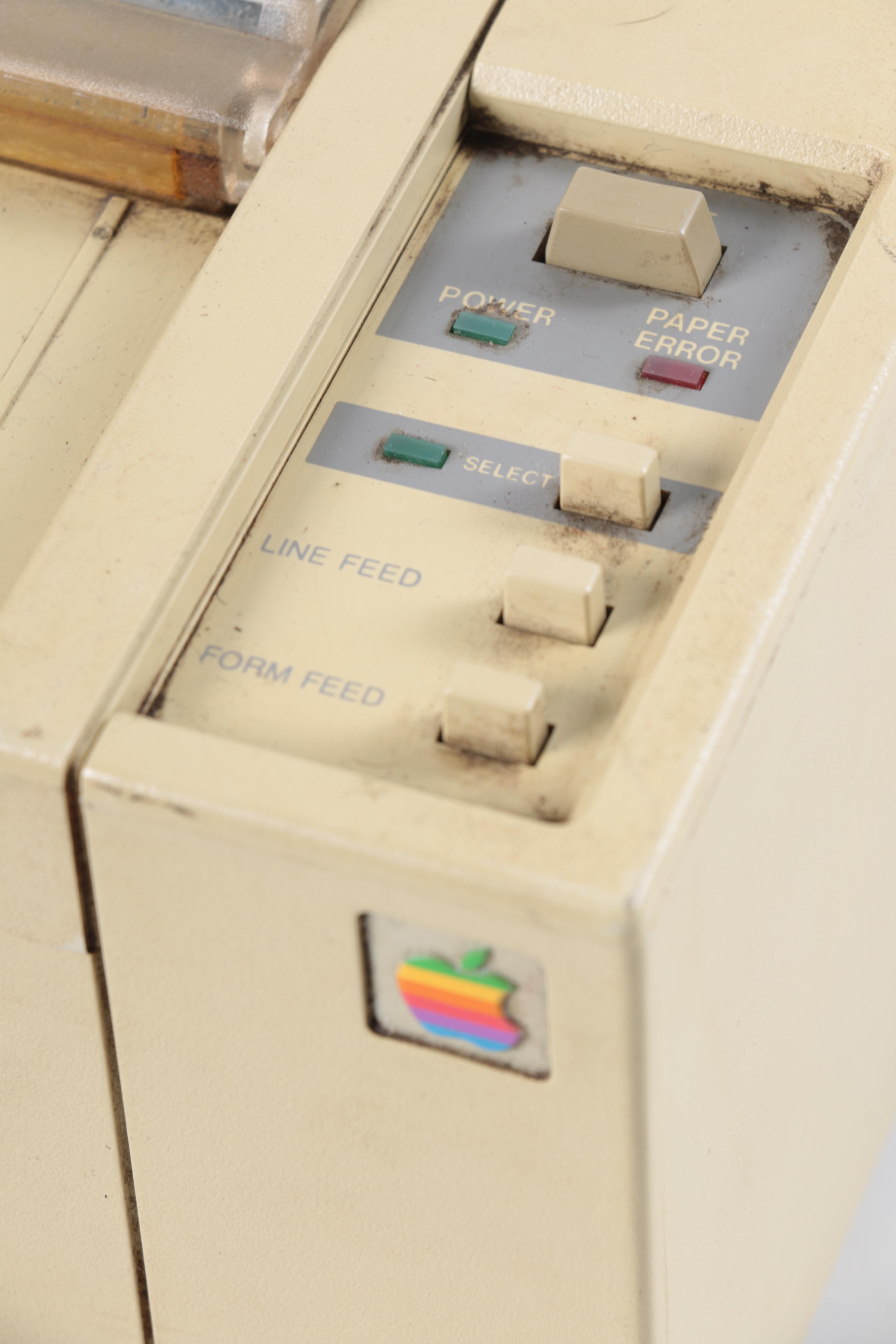 Vintage Apple IIe Computer with Accessories