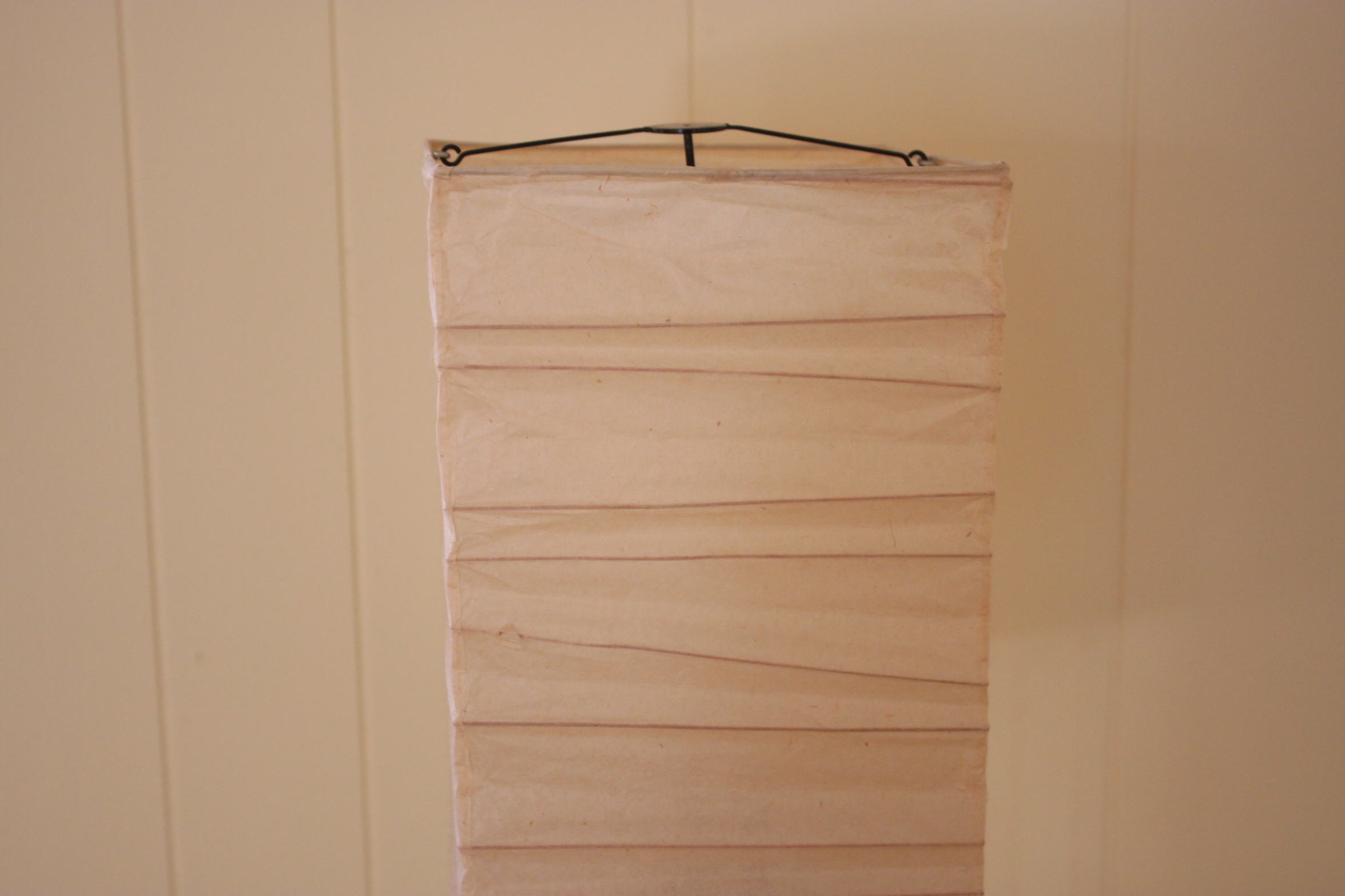 Vintage Mid Century Modern Isamu Noguchi Washi Paper Table Lamp