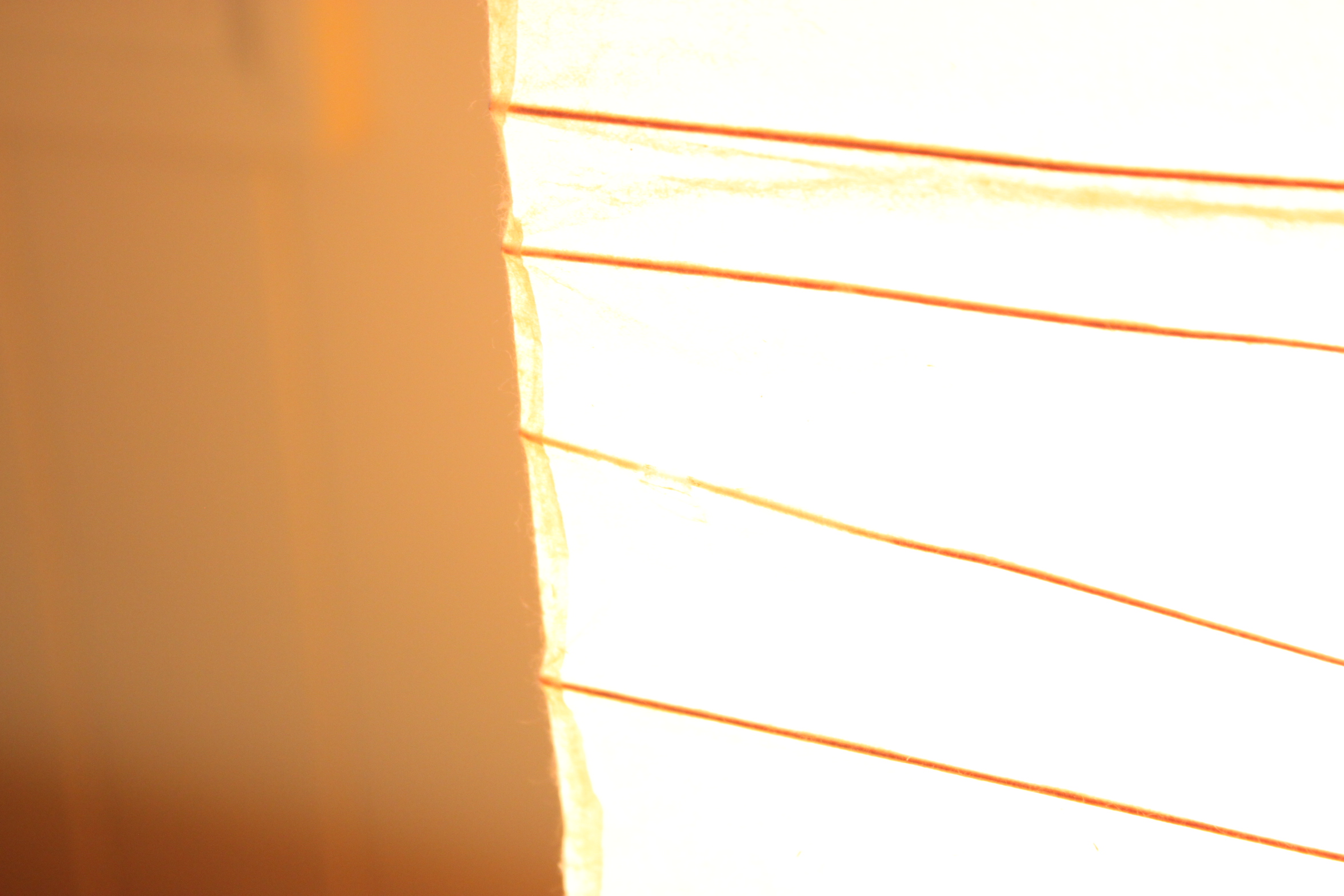 Vintage Mid Century Modern Isamu Noguchi Washi Paper Table Lamp