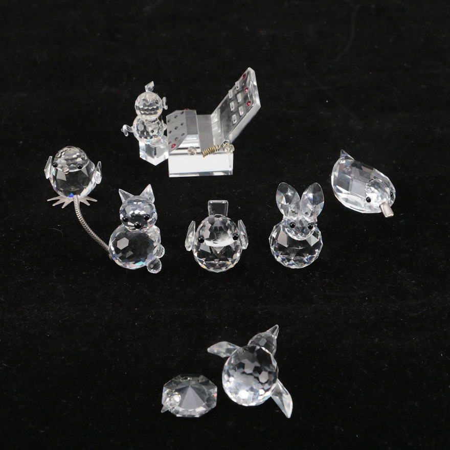 Vintage Swarovski Crystal Animal Figurines