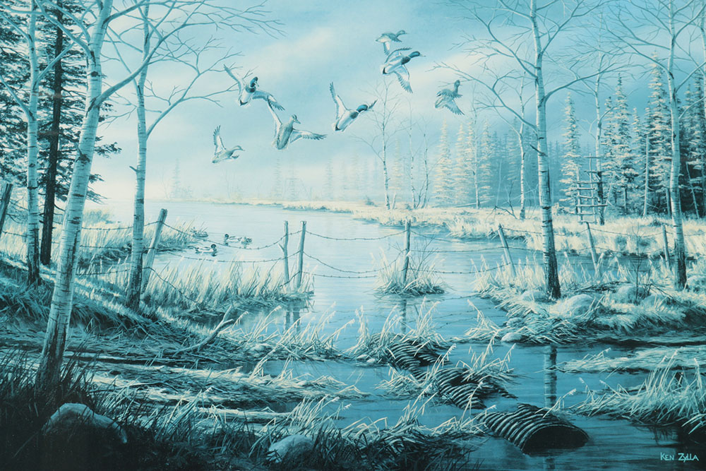 Pair of Ken Zylla Commemorative Prints