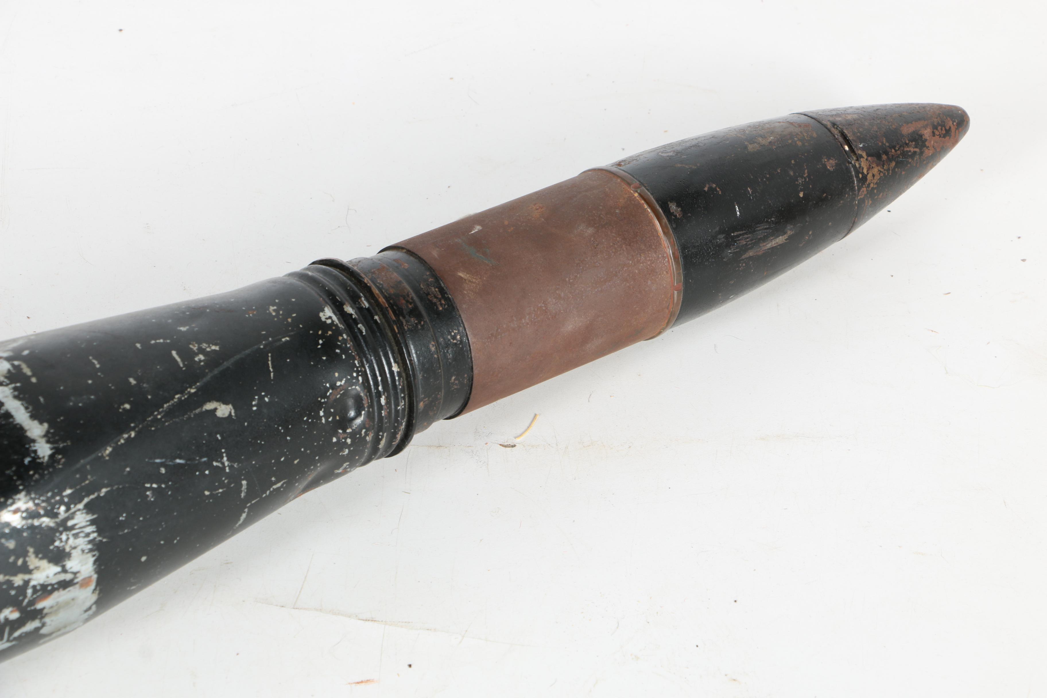 Vintage 120mm Artillery Shell Case