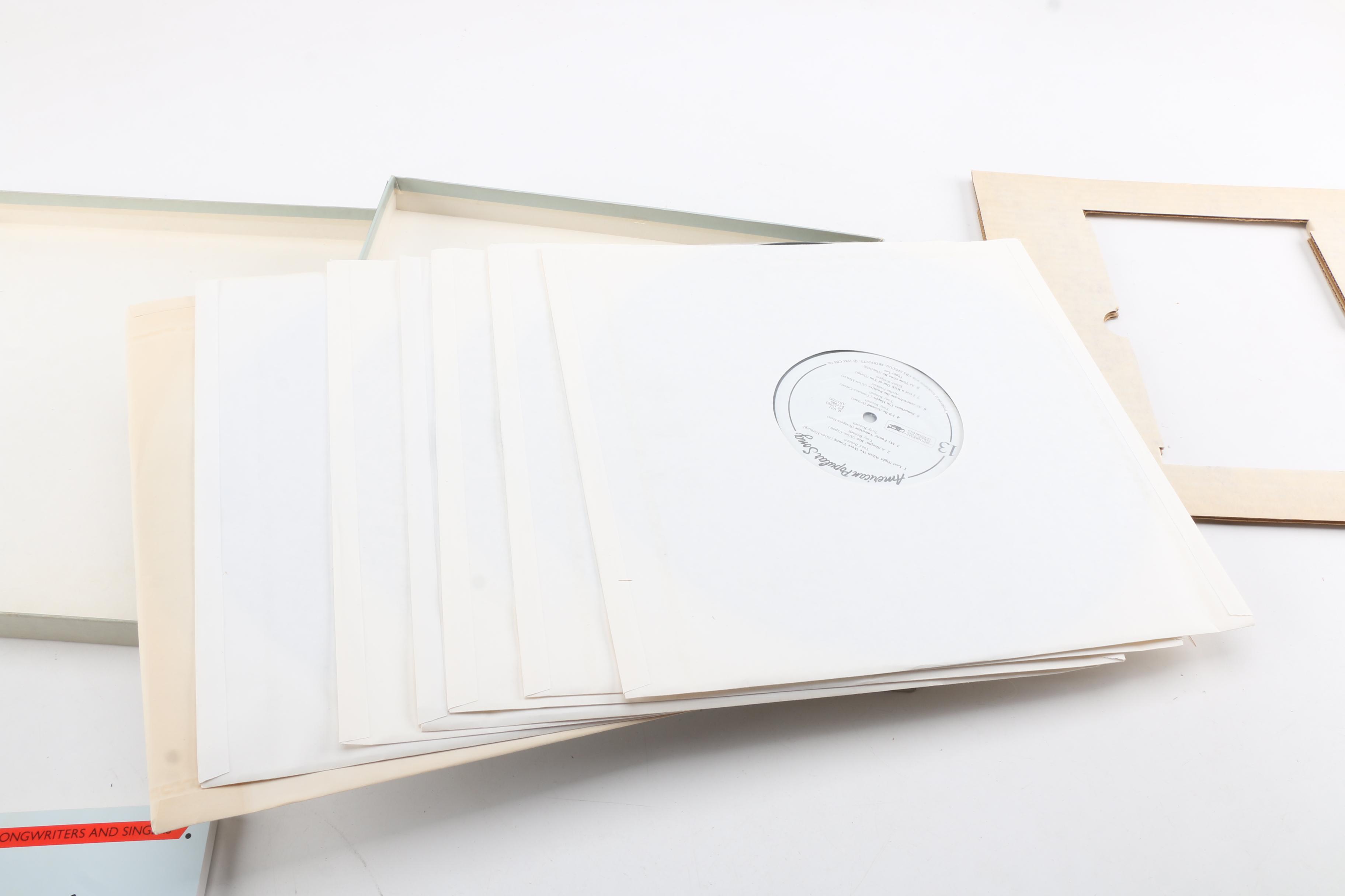 Boxed Record Album Sets "The Count Basie Story" and "American Popular Song"