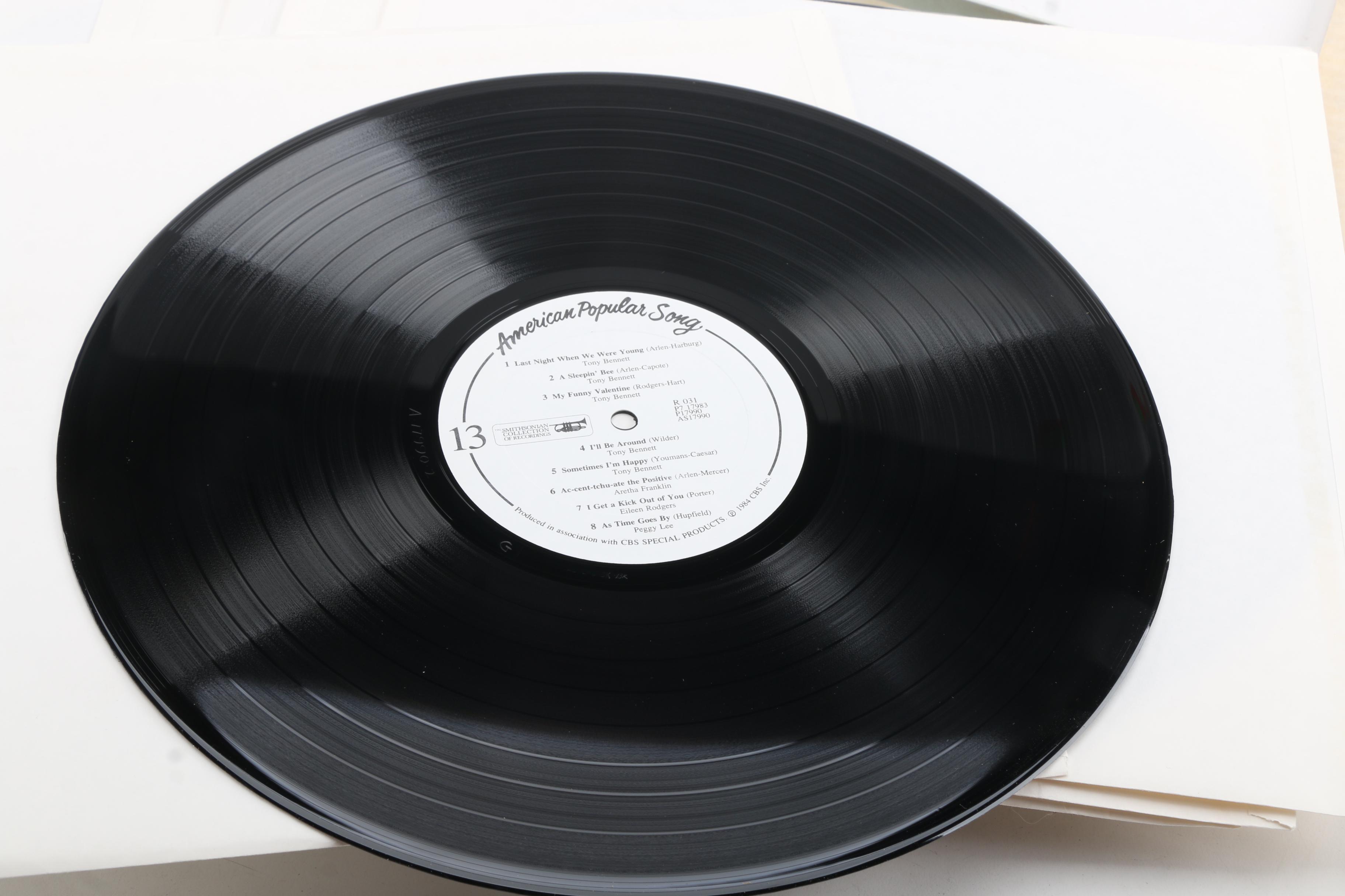 Boxed Record Album Sets "The Count Basie Story" and "American Popular Song"