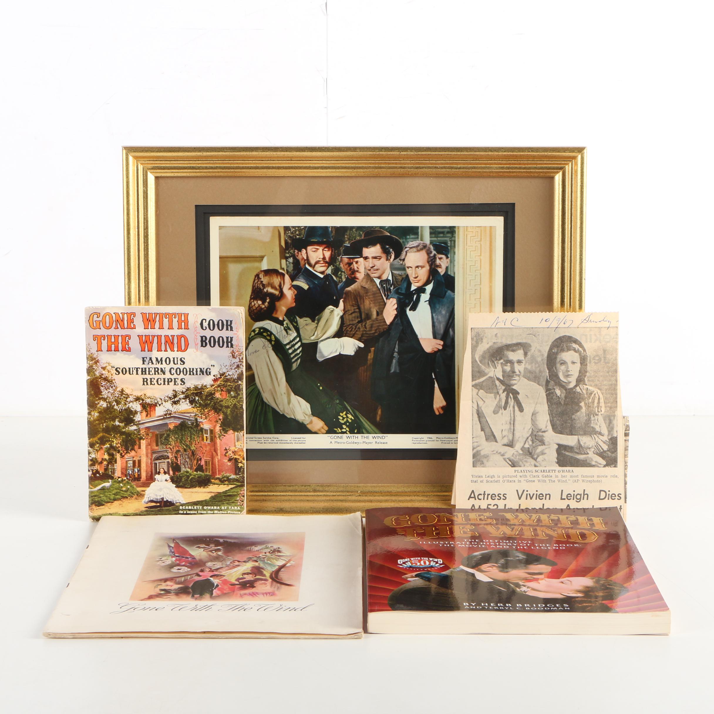 Olivia de Havilland Autographed Still and Other "Gone with the Wind" Memorabilia