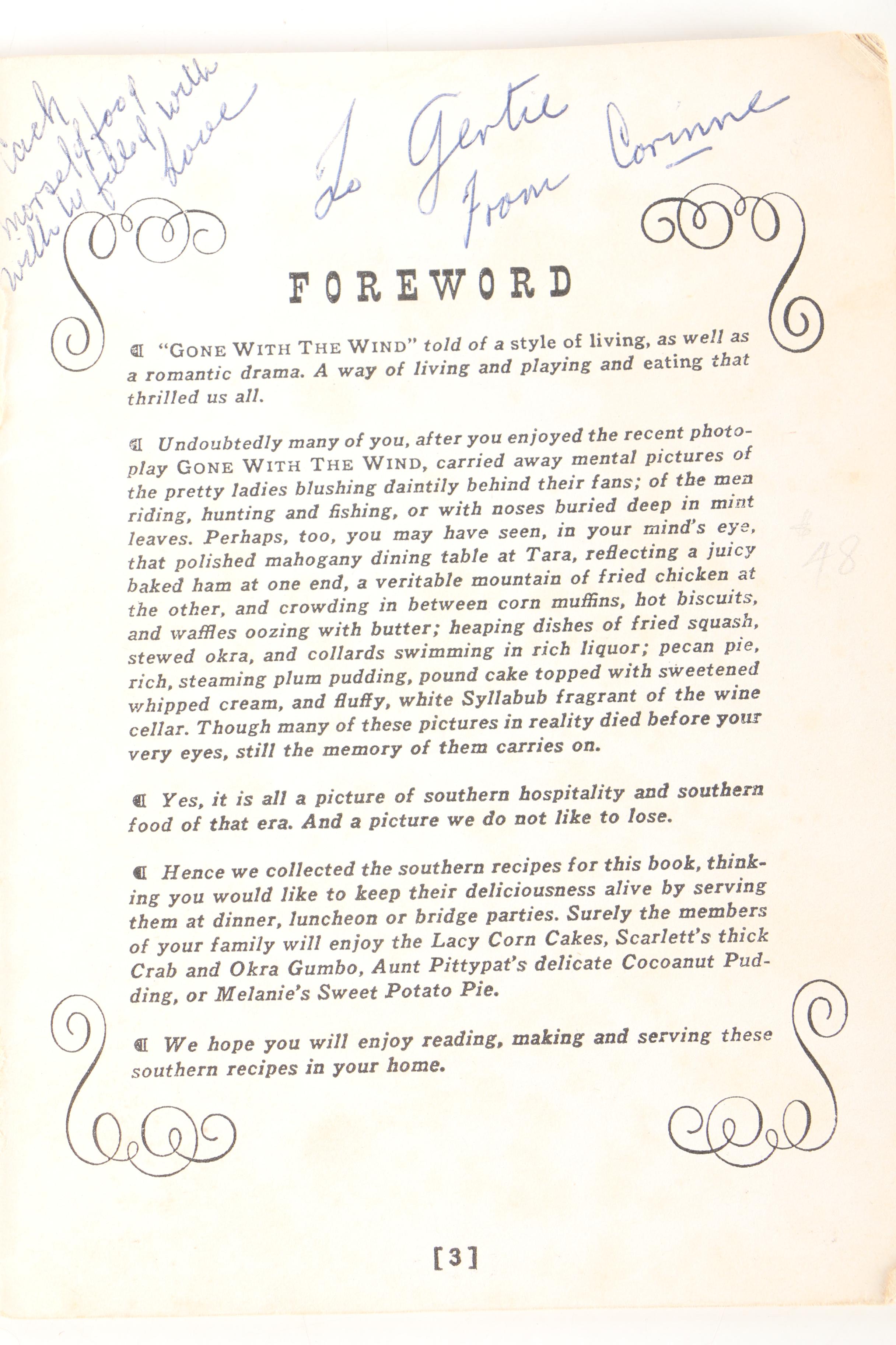 Olivia de Havilland Autographed Still and Other "Gone with the Wind" Memorabilia