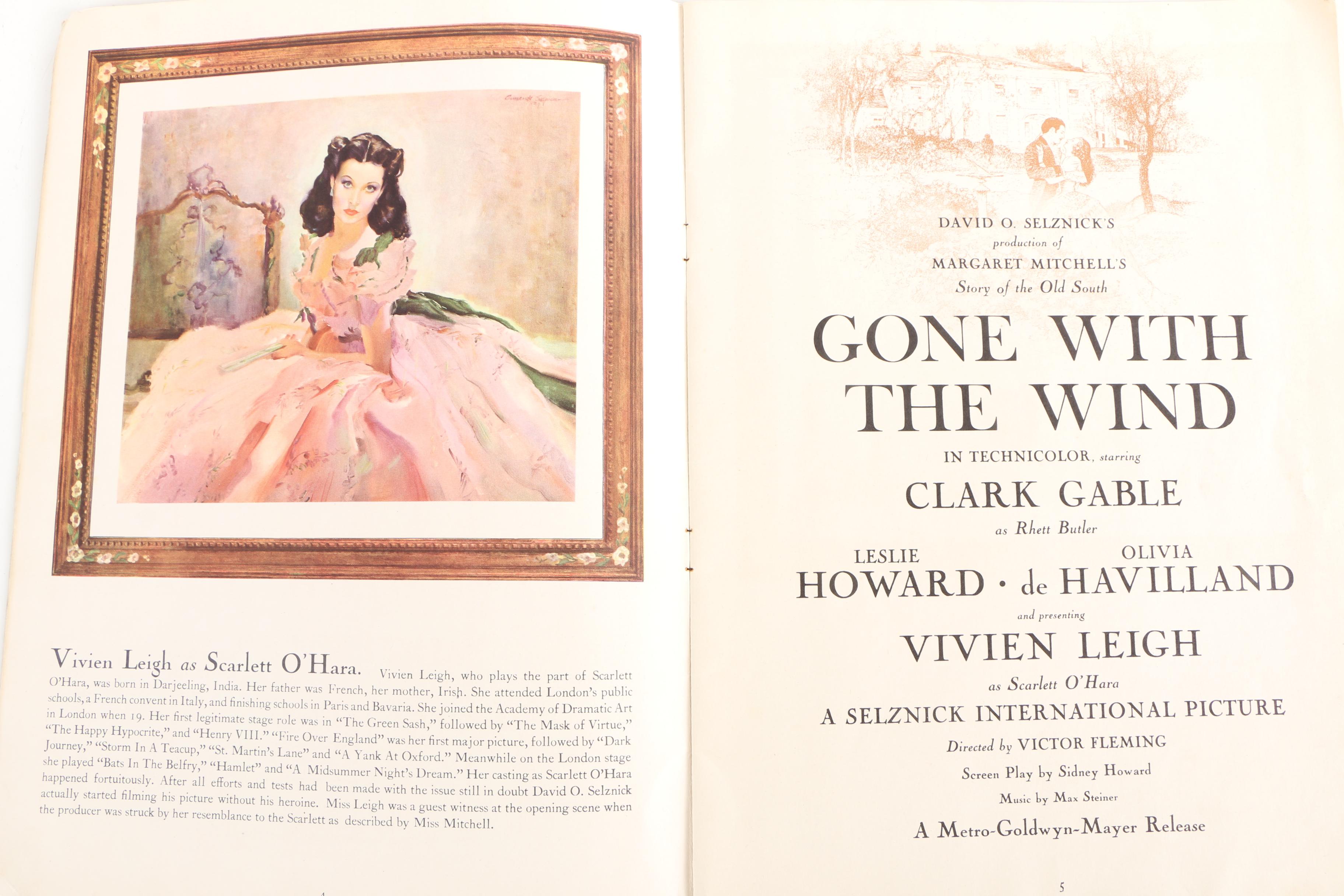 Olivia de Havilland Autographed Still and Other "Gone with the Wind" Memorabilia