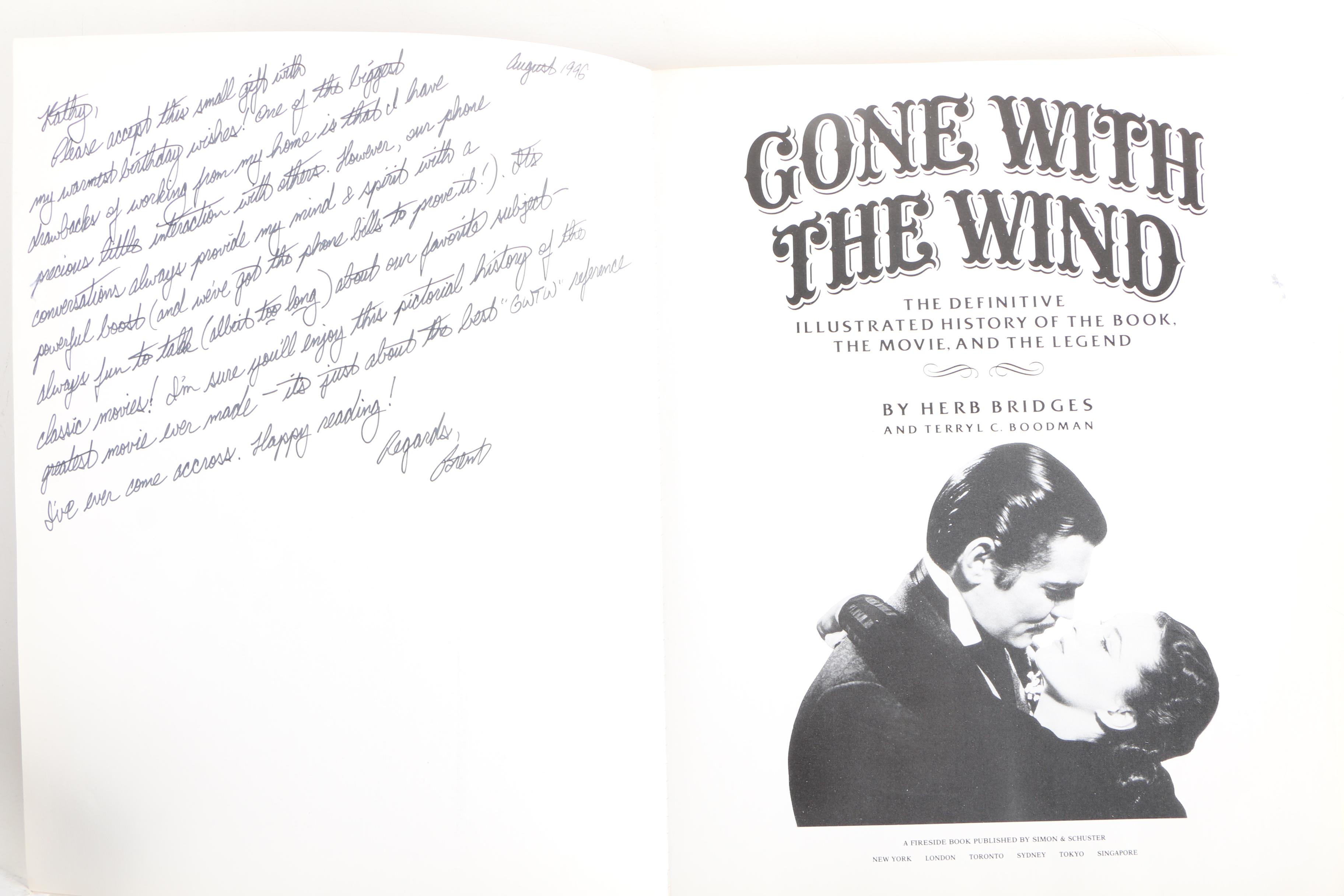 Olivia de Havilland Autographed Still and Other "Gone with the Wind" Memorabilia