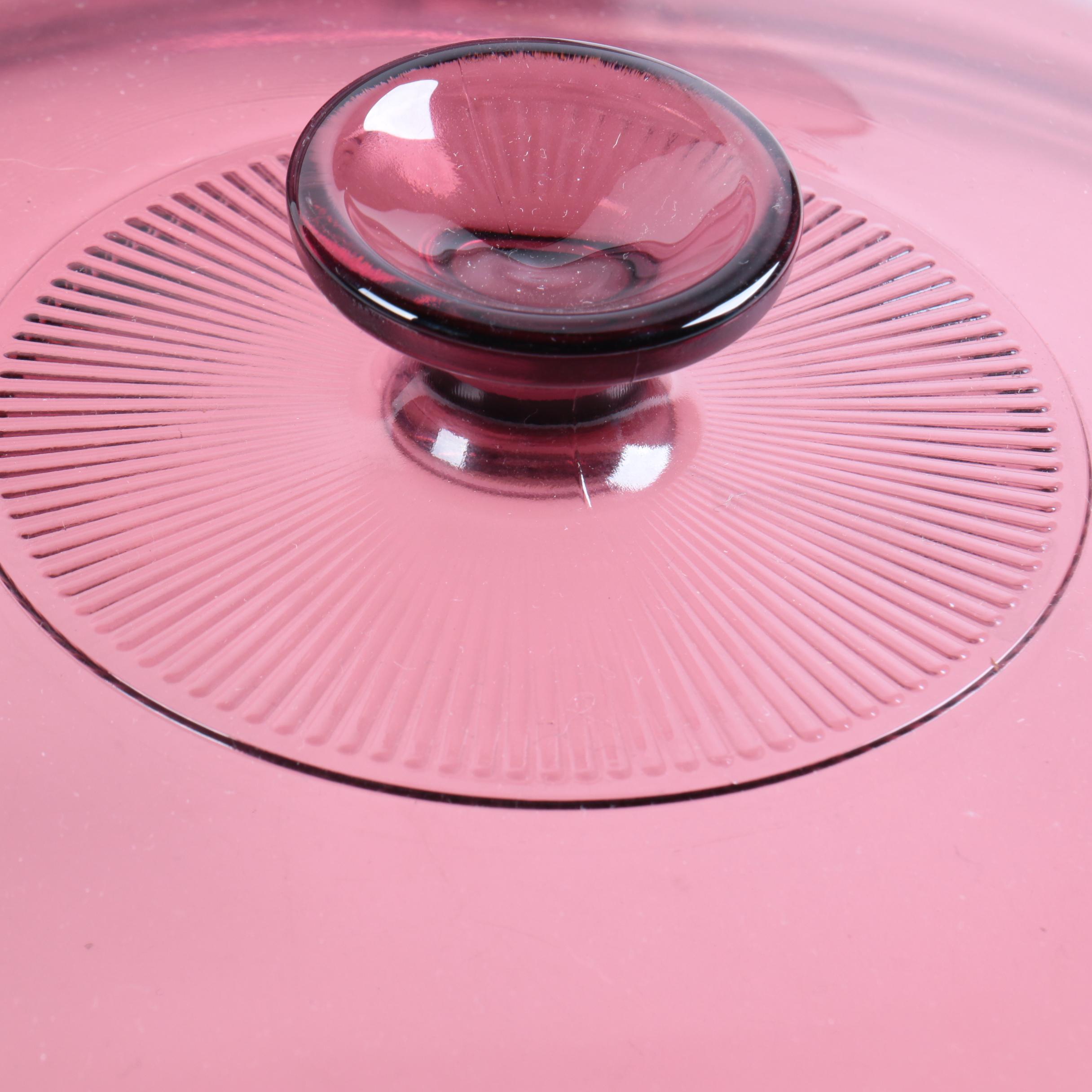 Corning "Visions Cranberry" Cookware