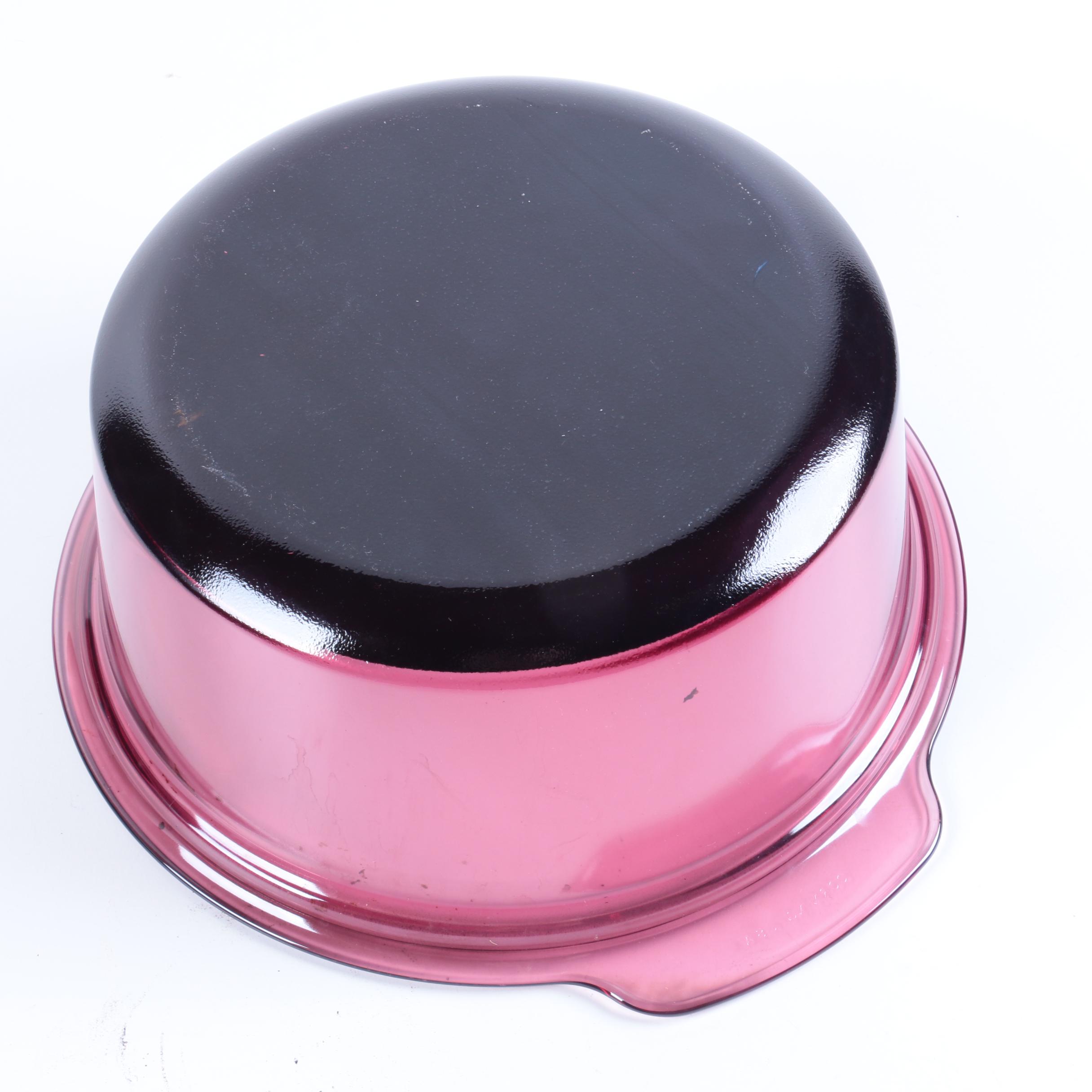 Corning "Visions Cranberry" Cookware