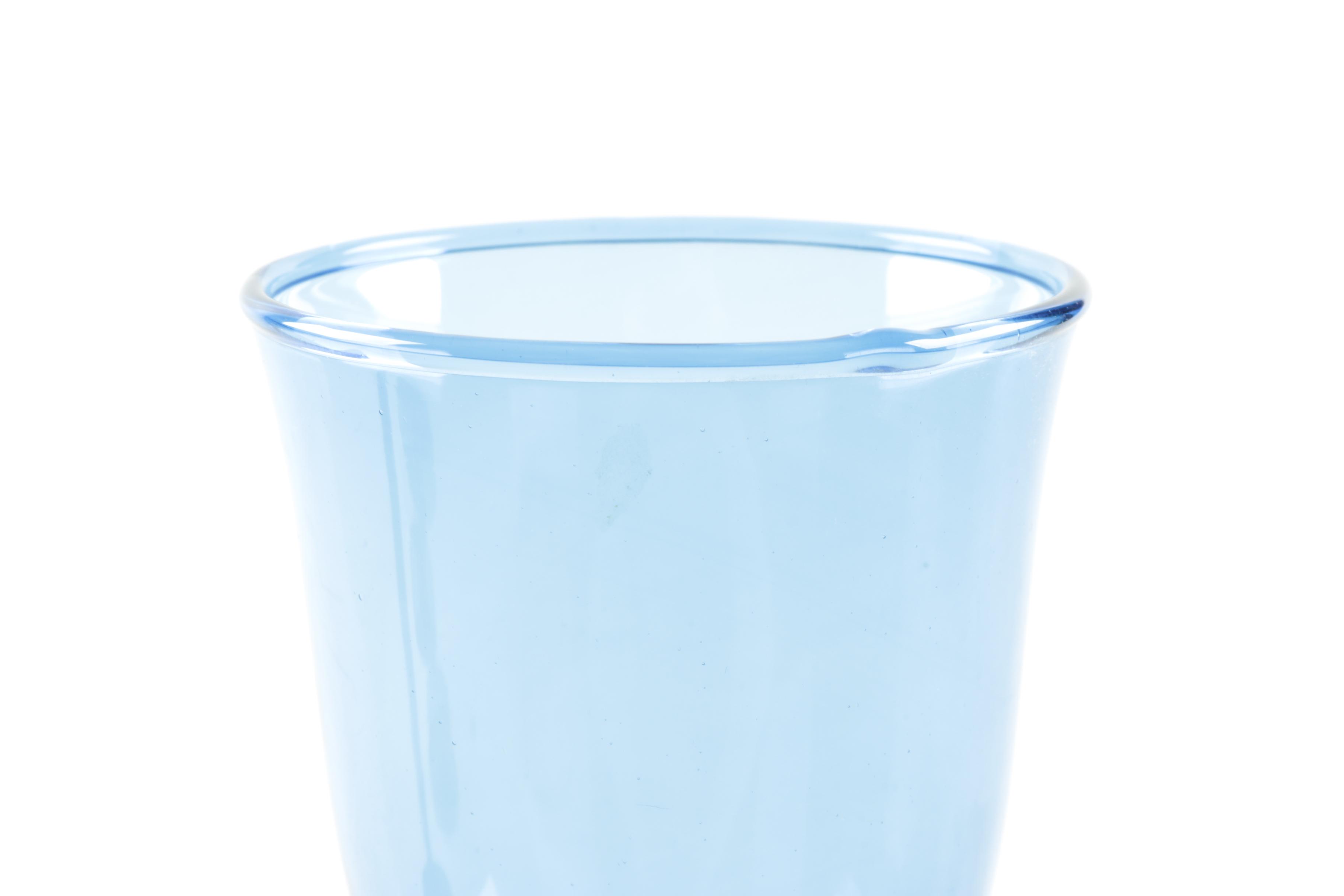 Collection of Blue Glass Stemware