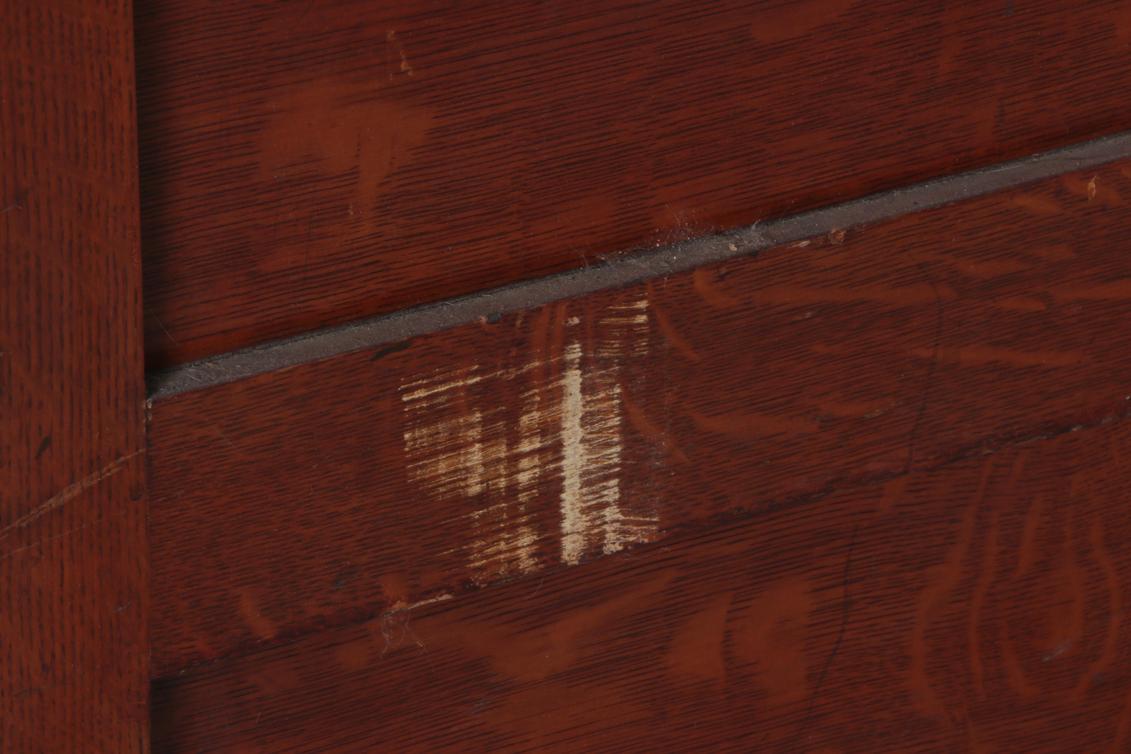 Vintage Oak Vertical Filing Cabinet by Globe