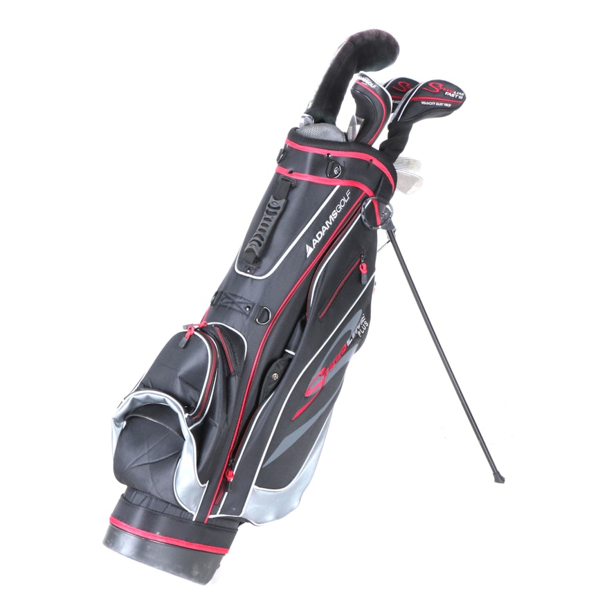 Adams Golf "Speedline Plus" Golf Bag with Golf Club Set