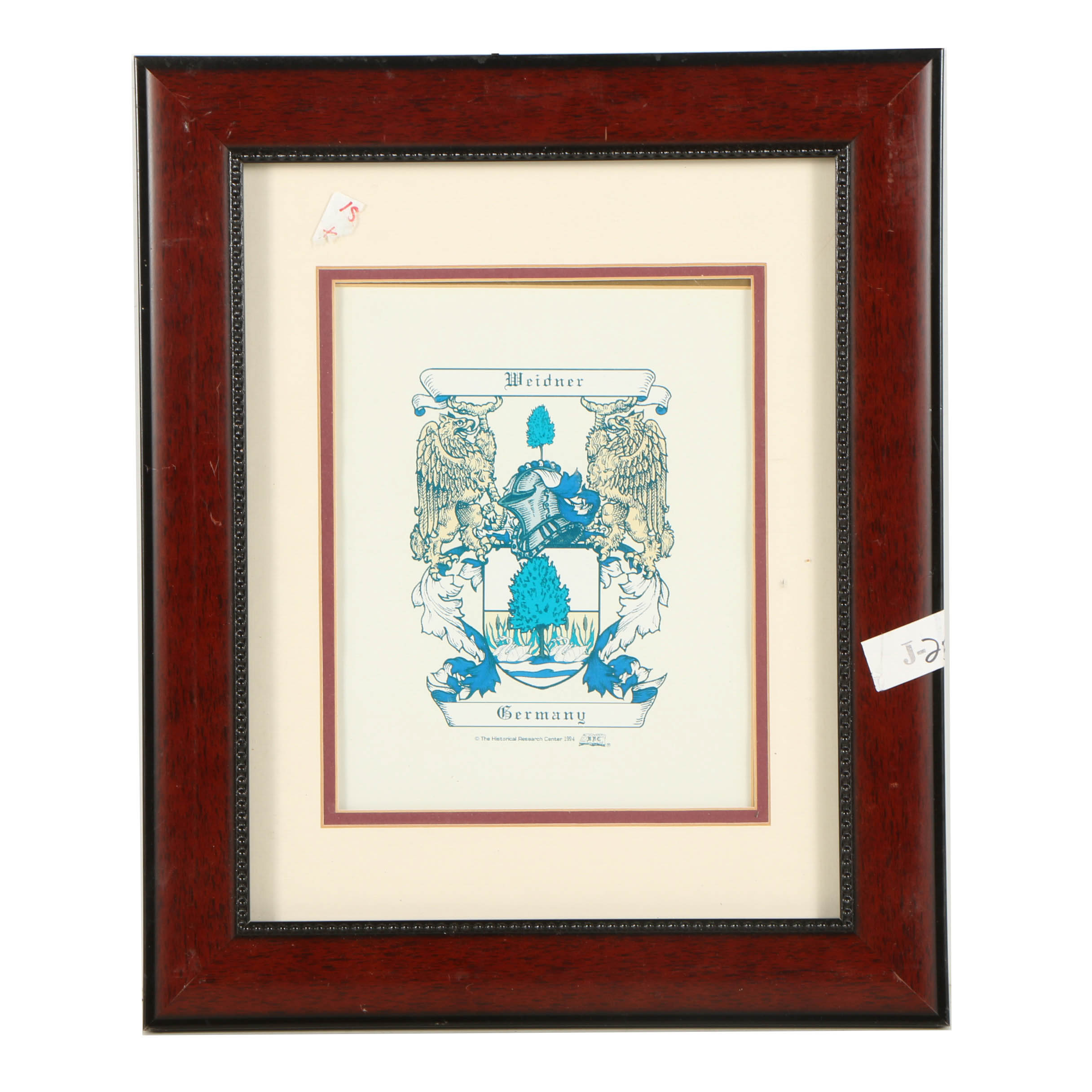 Digital Print of "Weidner" Coat of Arms