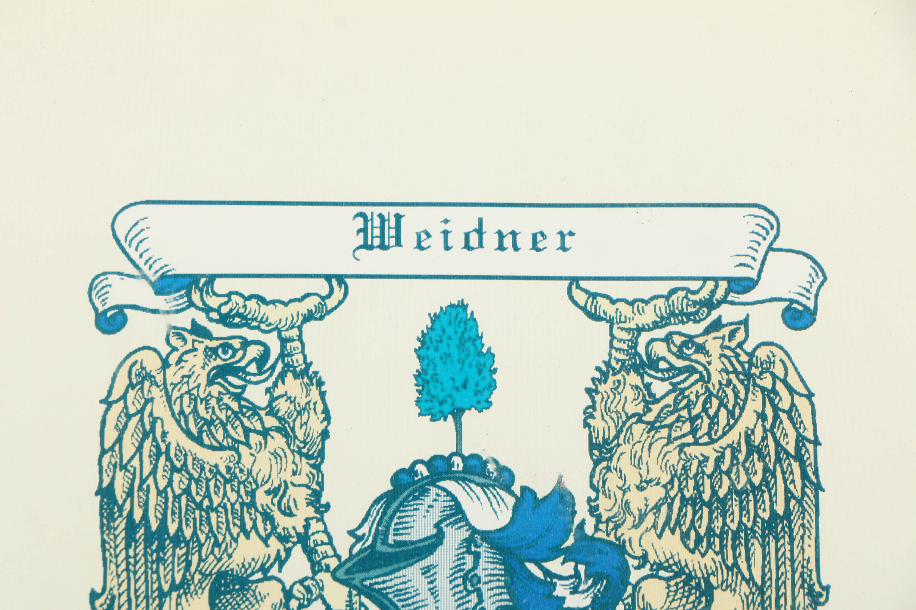 Digital Print of "Weidner" Coat of Arms