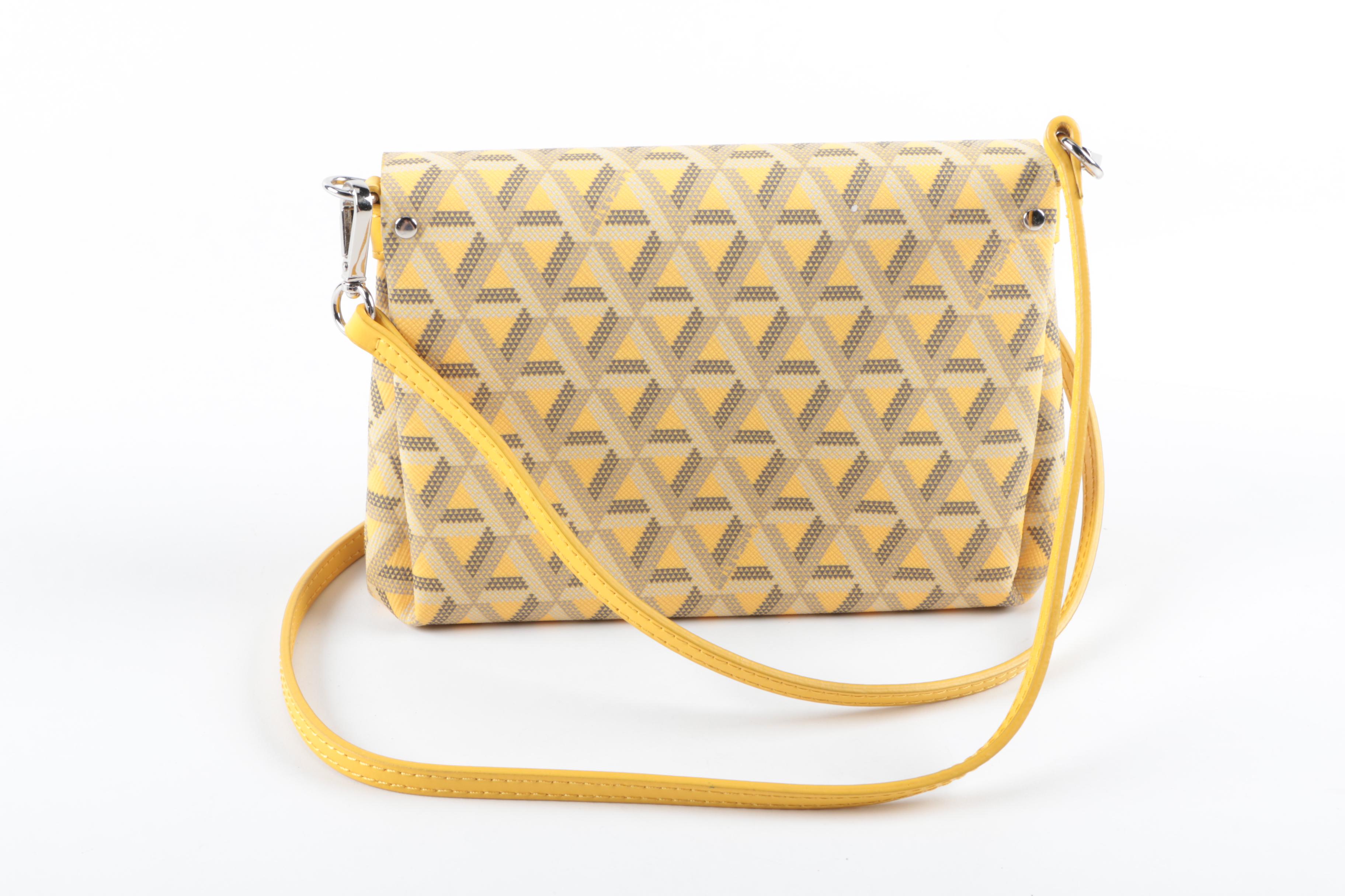Lancaster Printed Coated Canvas Crossbody
