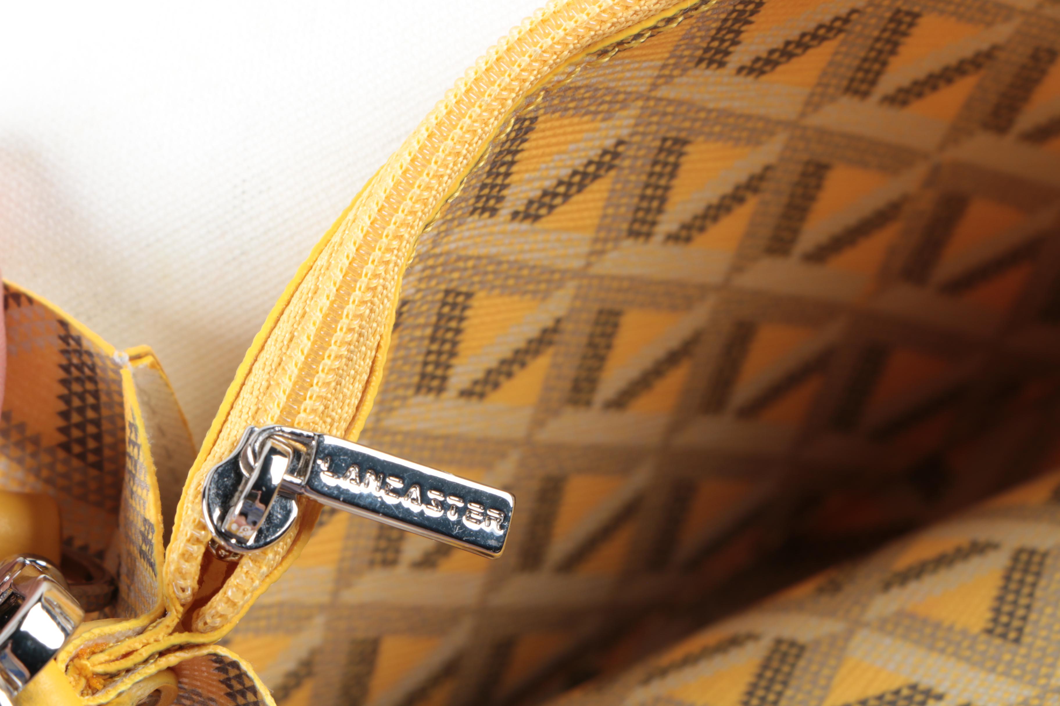 Lancaster Printed Coated Canvas Crossbody