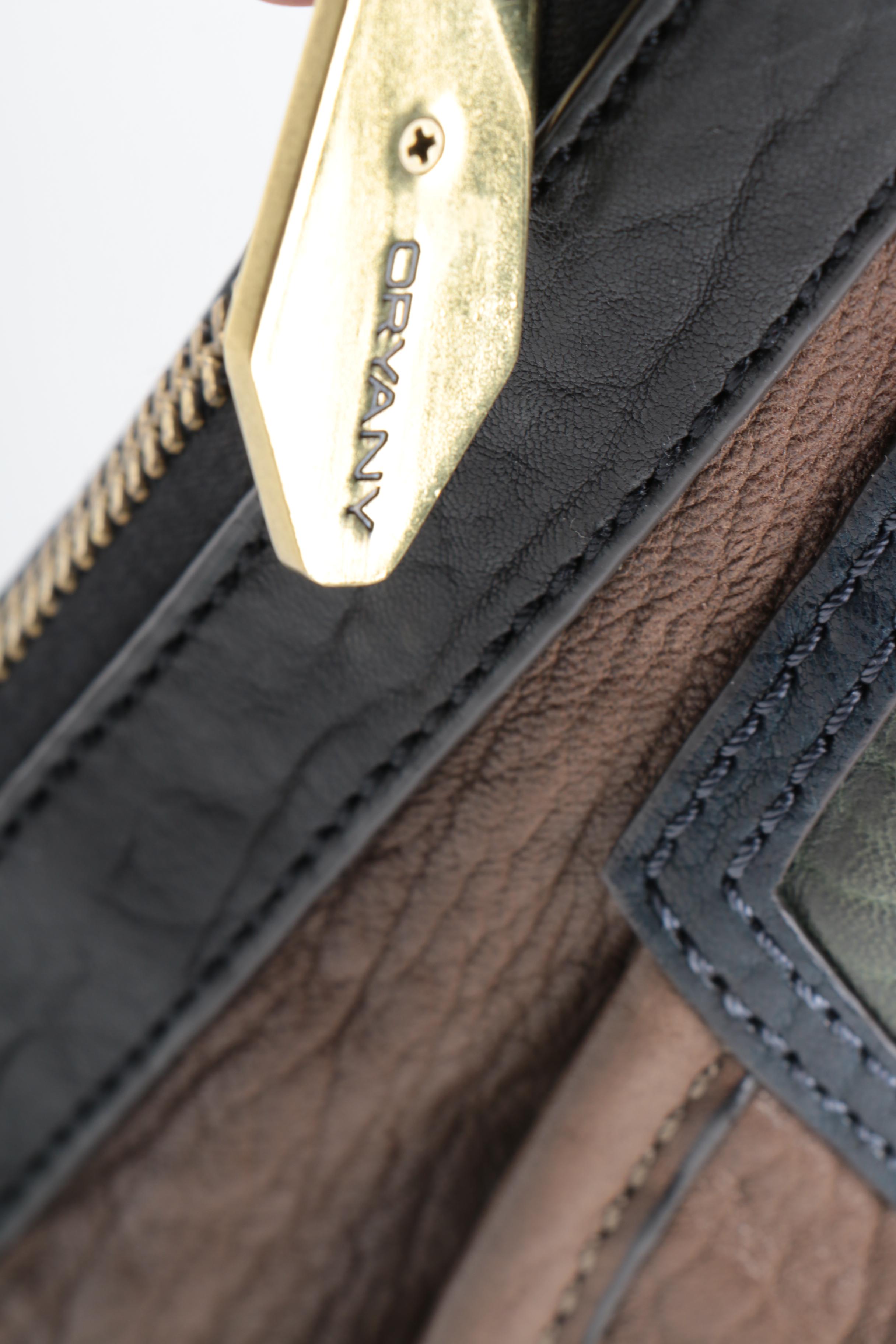 Oryany Textured Leather Tote Bag