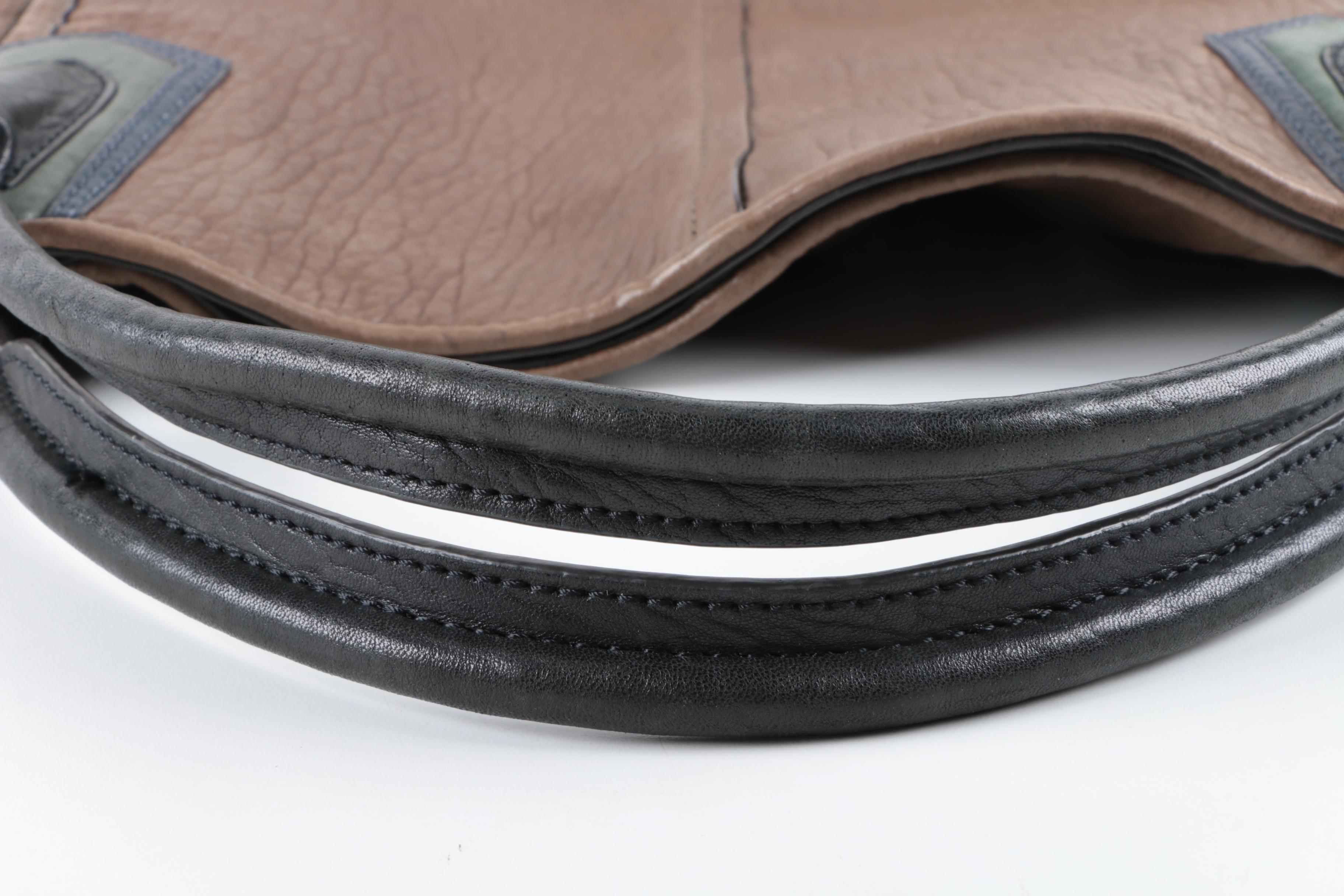 Oryany Textured Leather Tote Bag