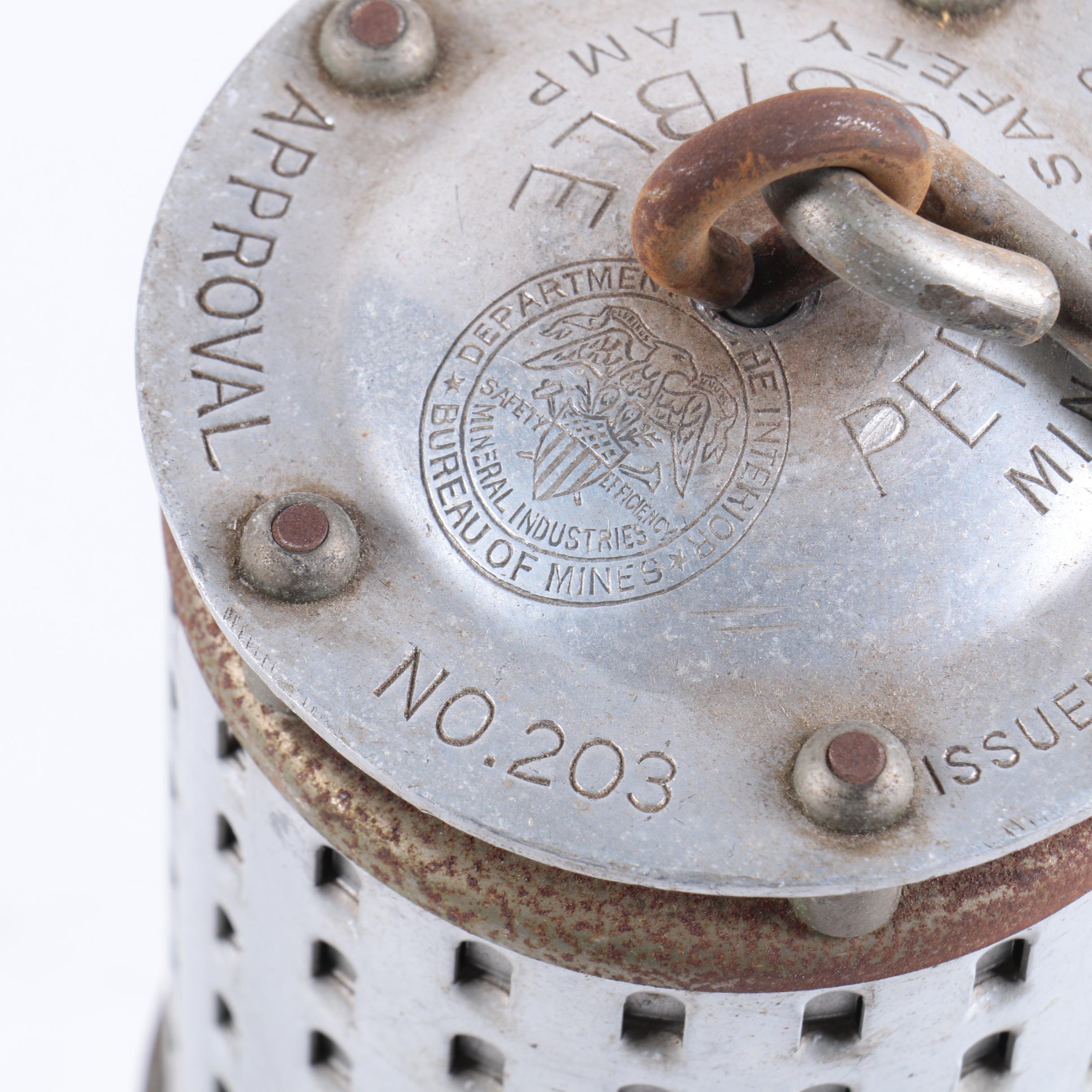 Koehler Miner's Safety Lamp