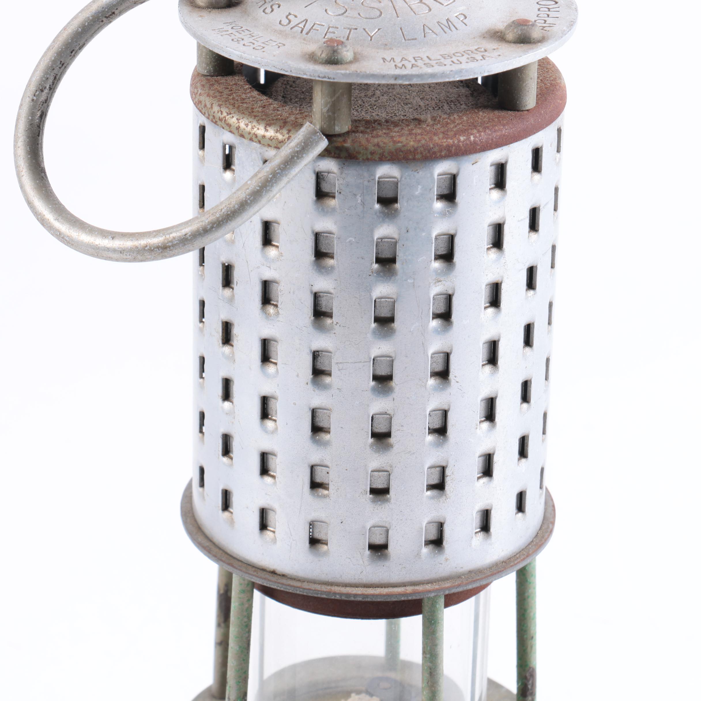 Koehler Miner's Safety Lamp