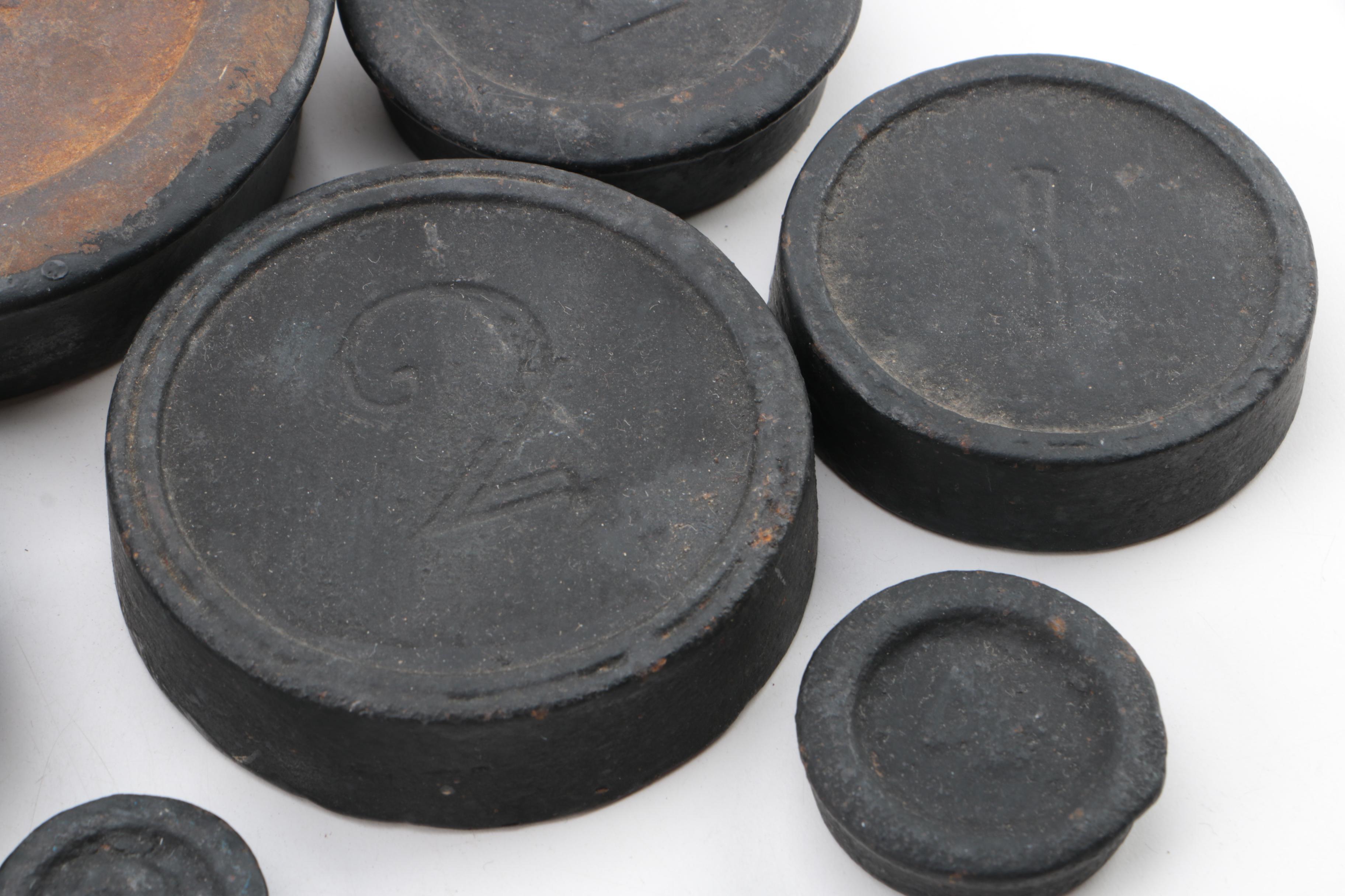 D.S. Hatch Cast Iron Double Arm Balance Scale