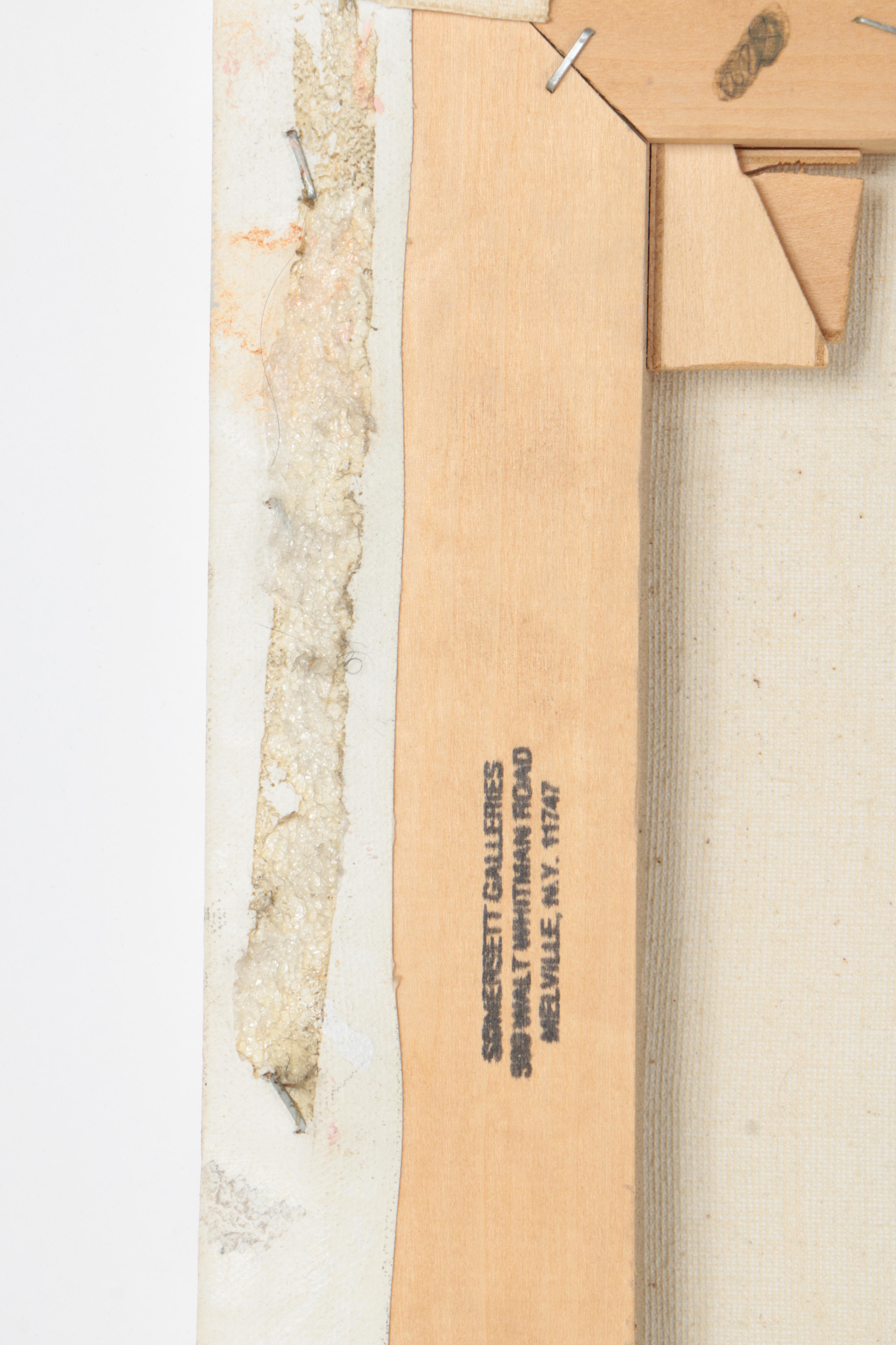 Boettcher Abstract Oil Painting on Canvas