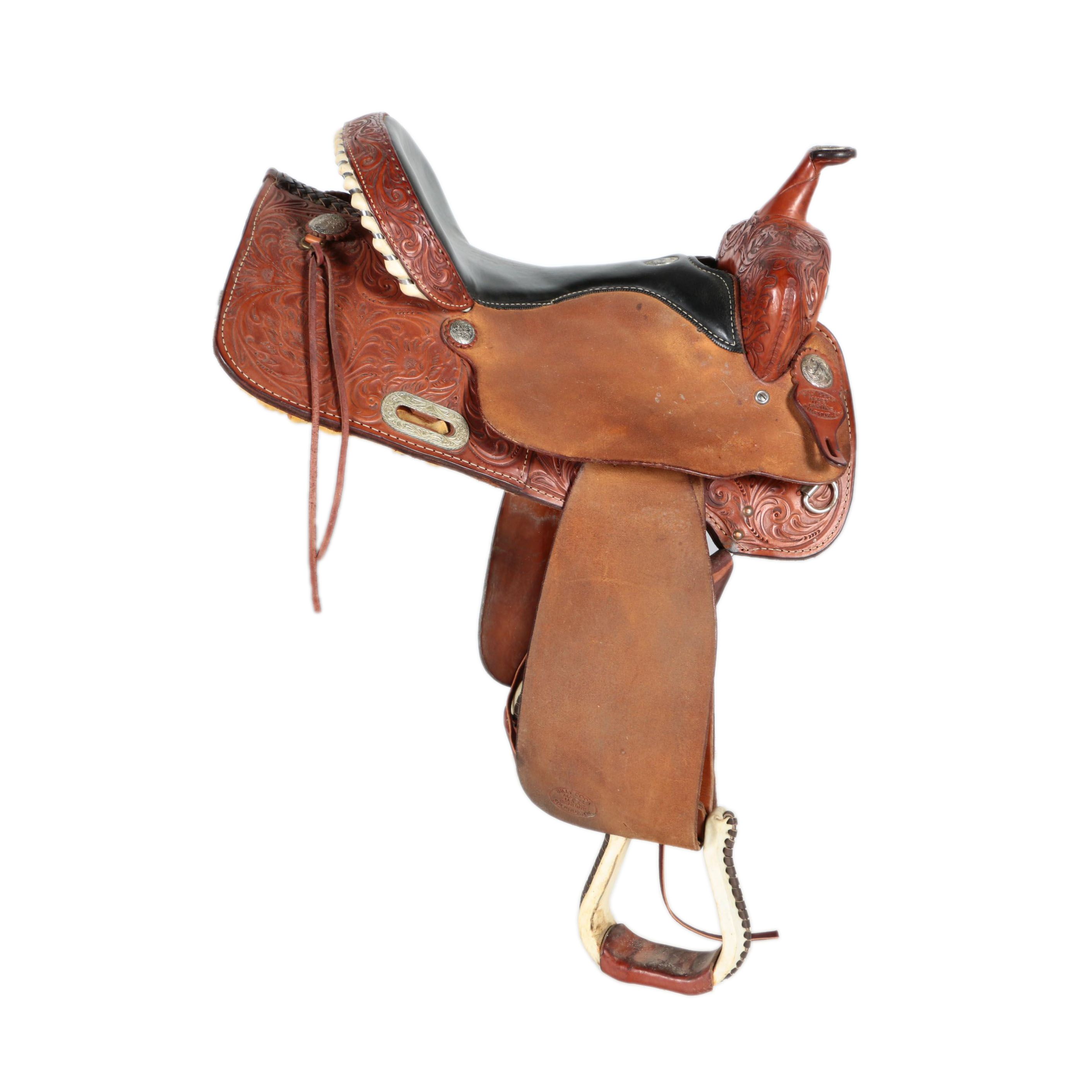 PRIORITY-Billy Cook Barrel Racing Saddle