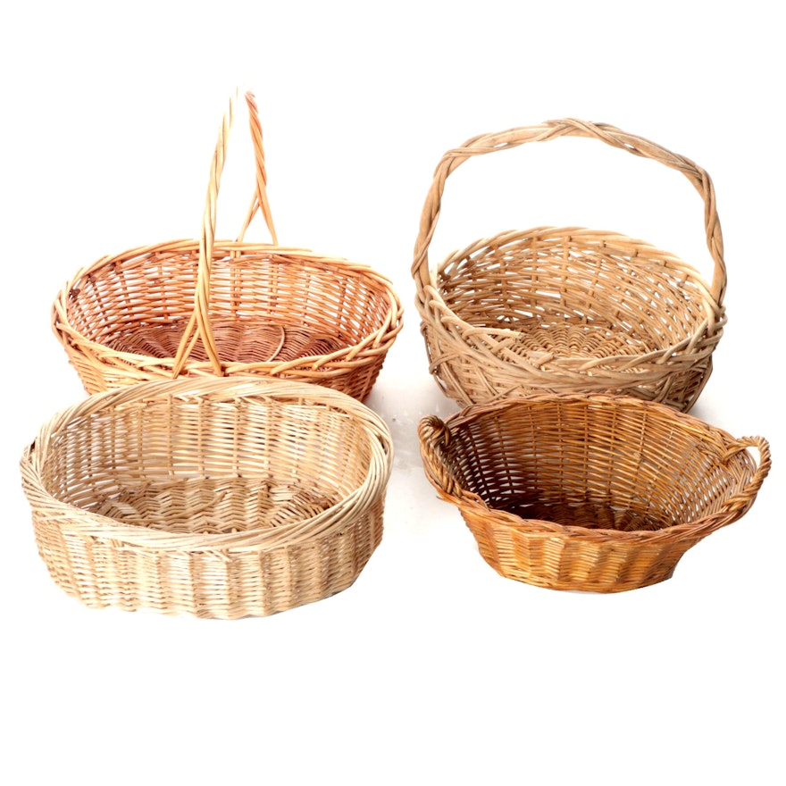 Wicker Gathering Baskets