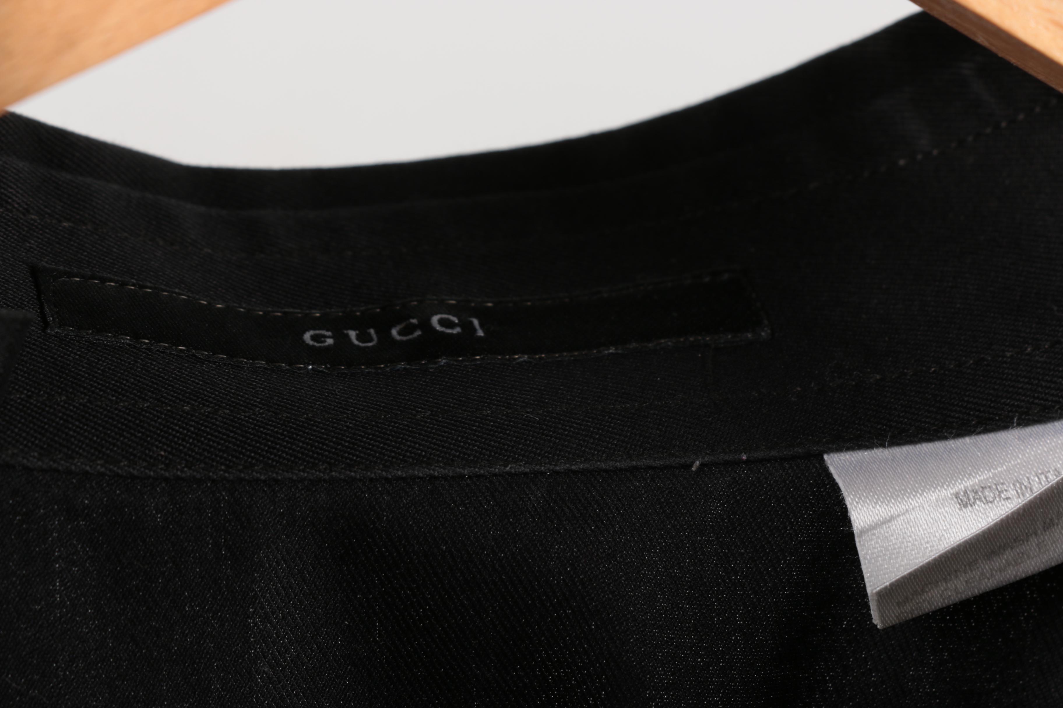Gucci Men's Black Shirt and Pants